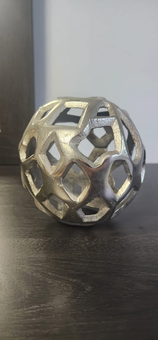 Silver Decorative Orb - photo 2