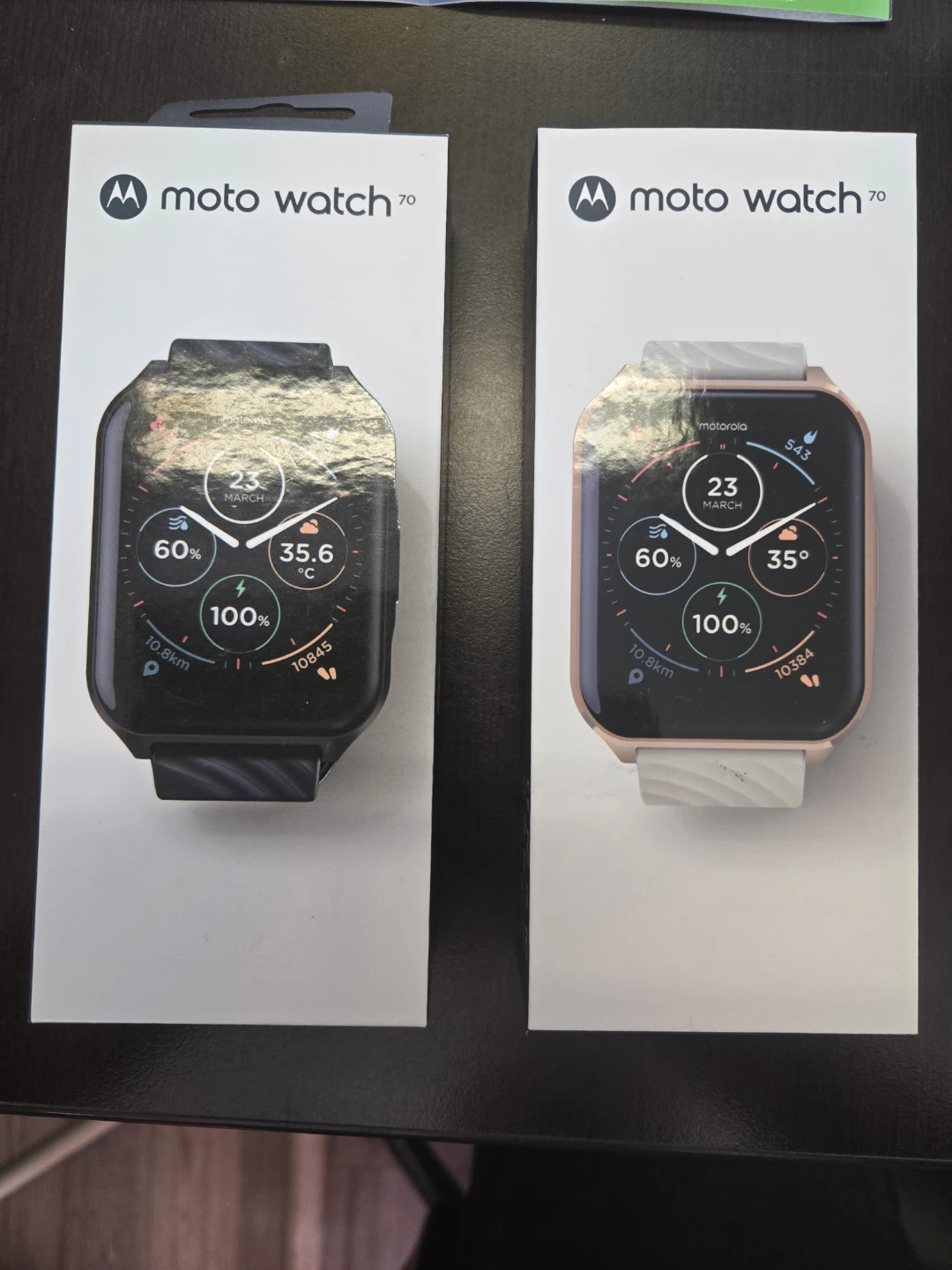 Moto Watch 70 Smartwatches (2-Pack)