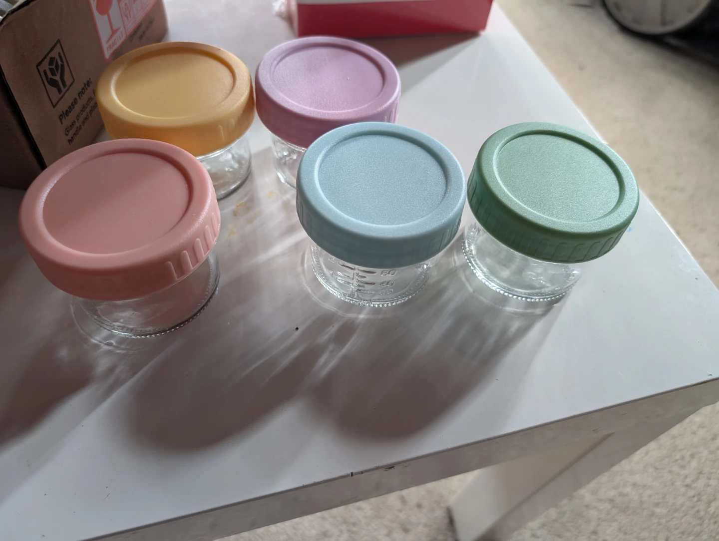 RowinsyDD Food Storage Containers - 5 Piece Set