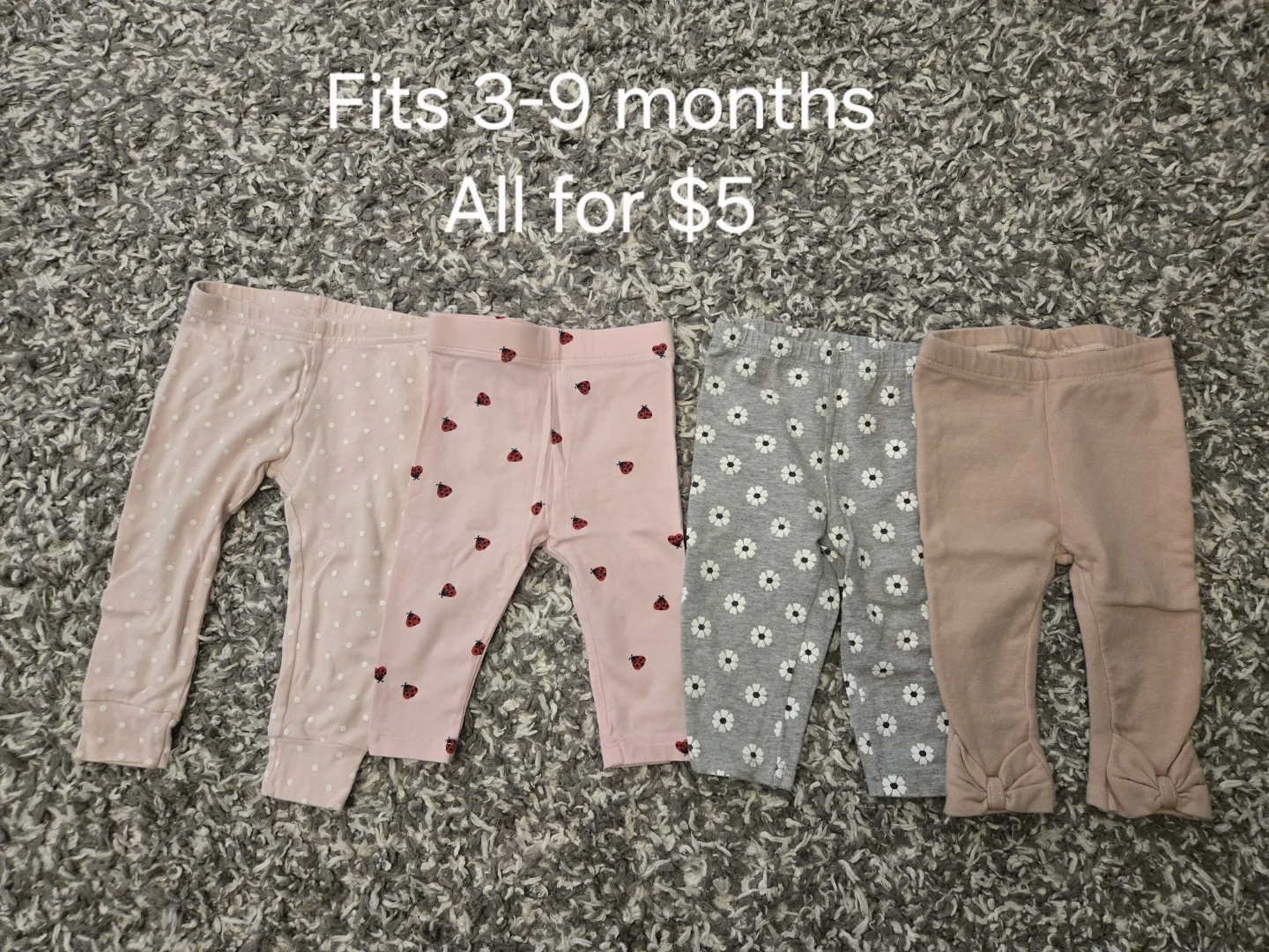 Baby girl pants 3-9 months