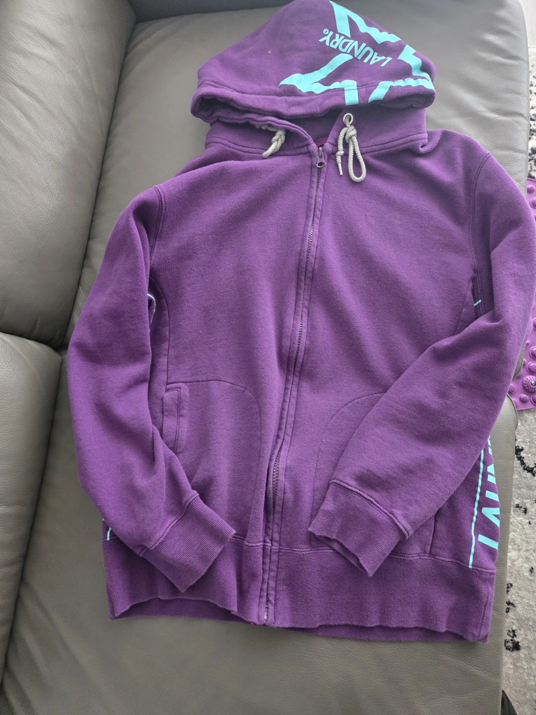 Purple Laundry by Design Zip-Up Hoodie for women