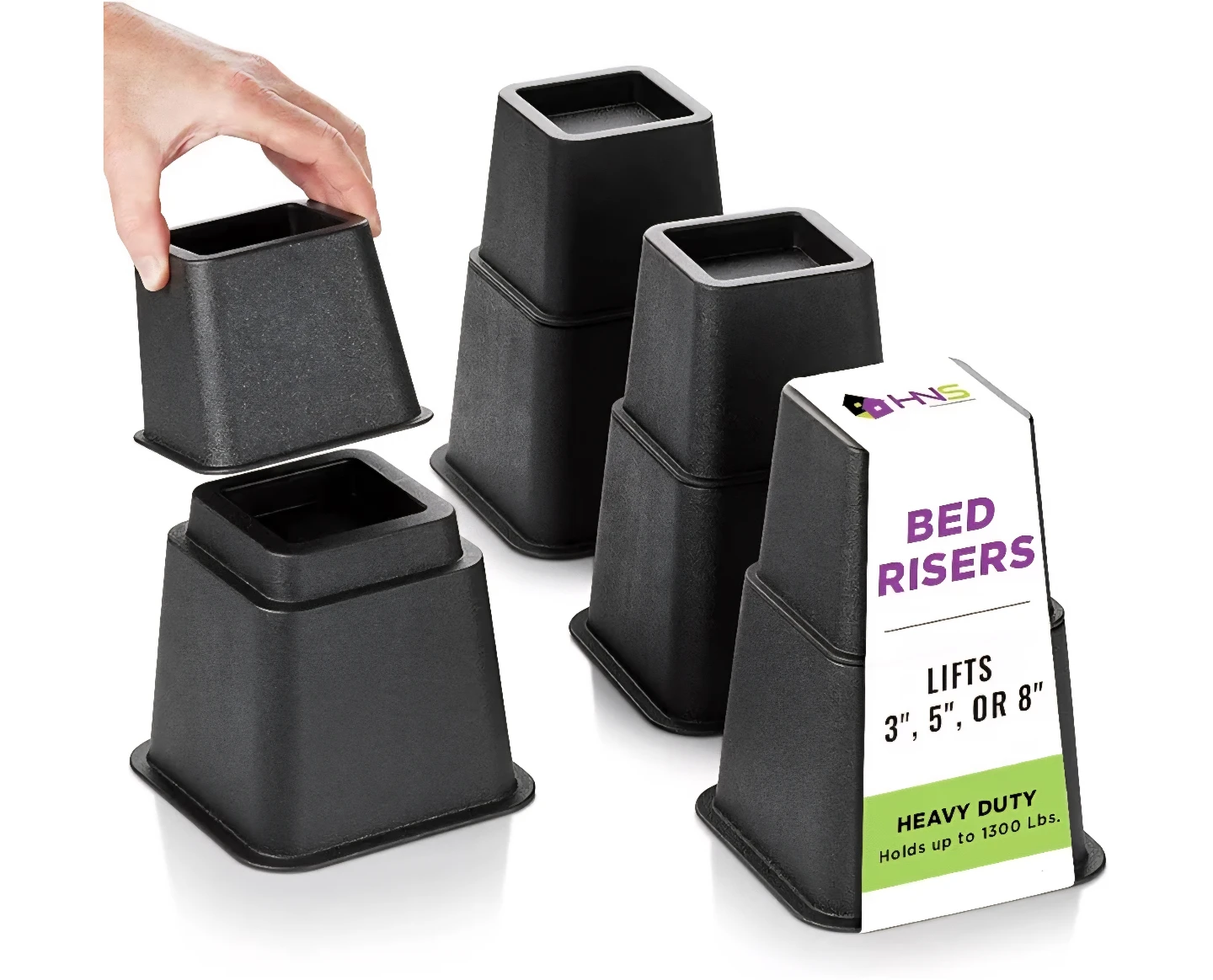 HNS Adjustable Bed Risers - photo 2