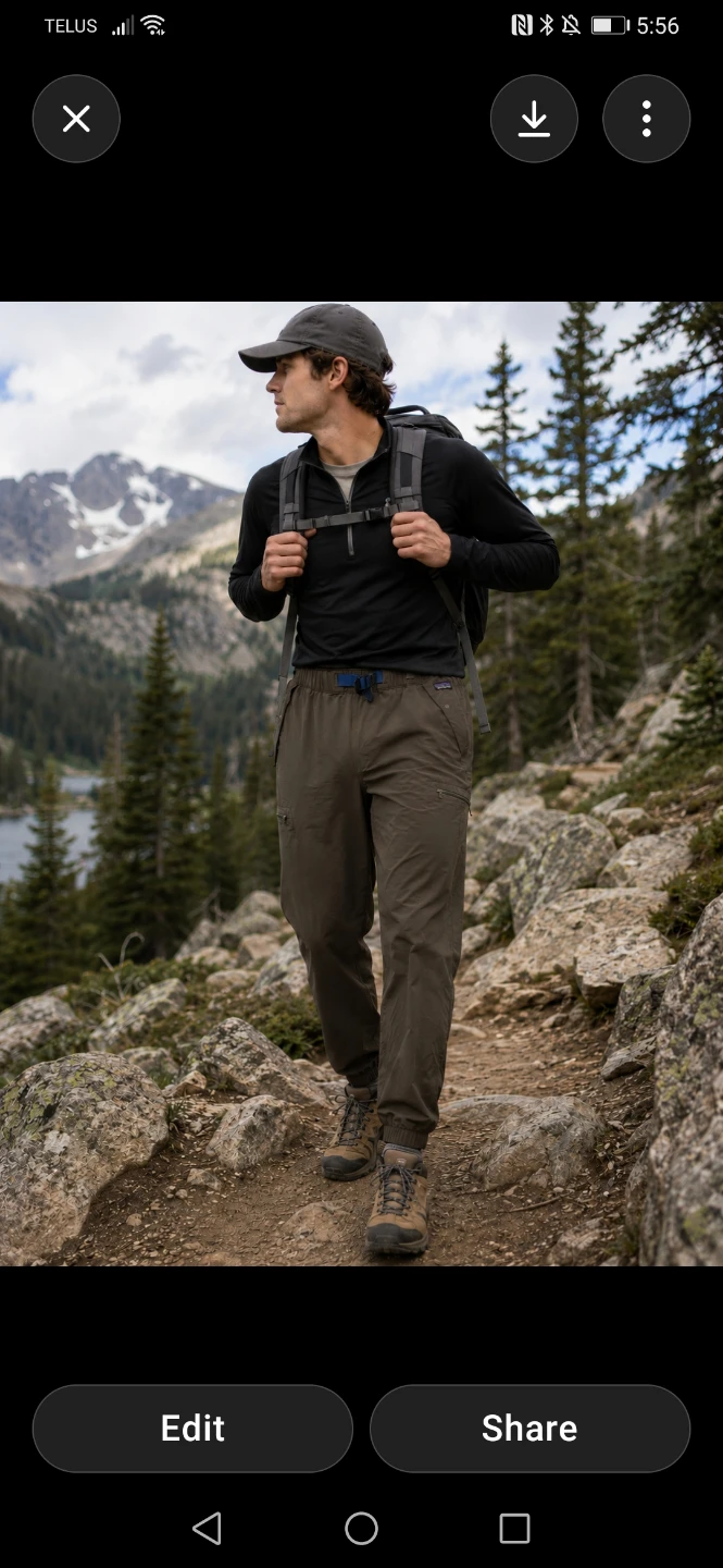 Patagonia Men's Hiking Pants - Olive Green