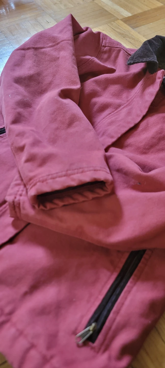Dickies Sherpa Lined Barn Jacket - Red - Size S - photo 3