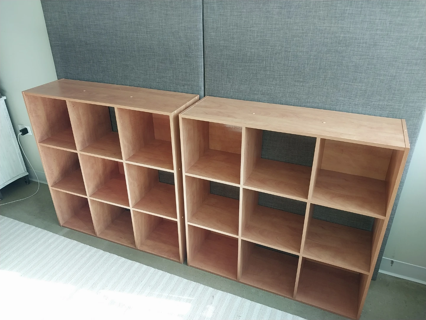 2 Square Shelving Units - photo 2