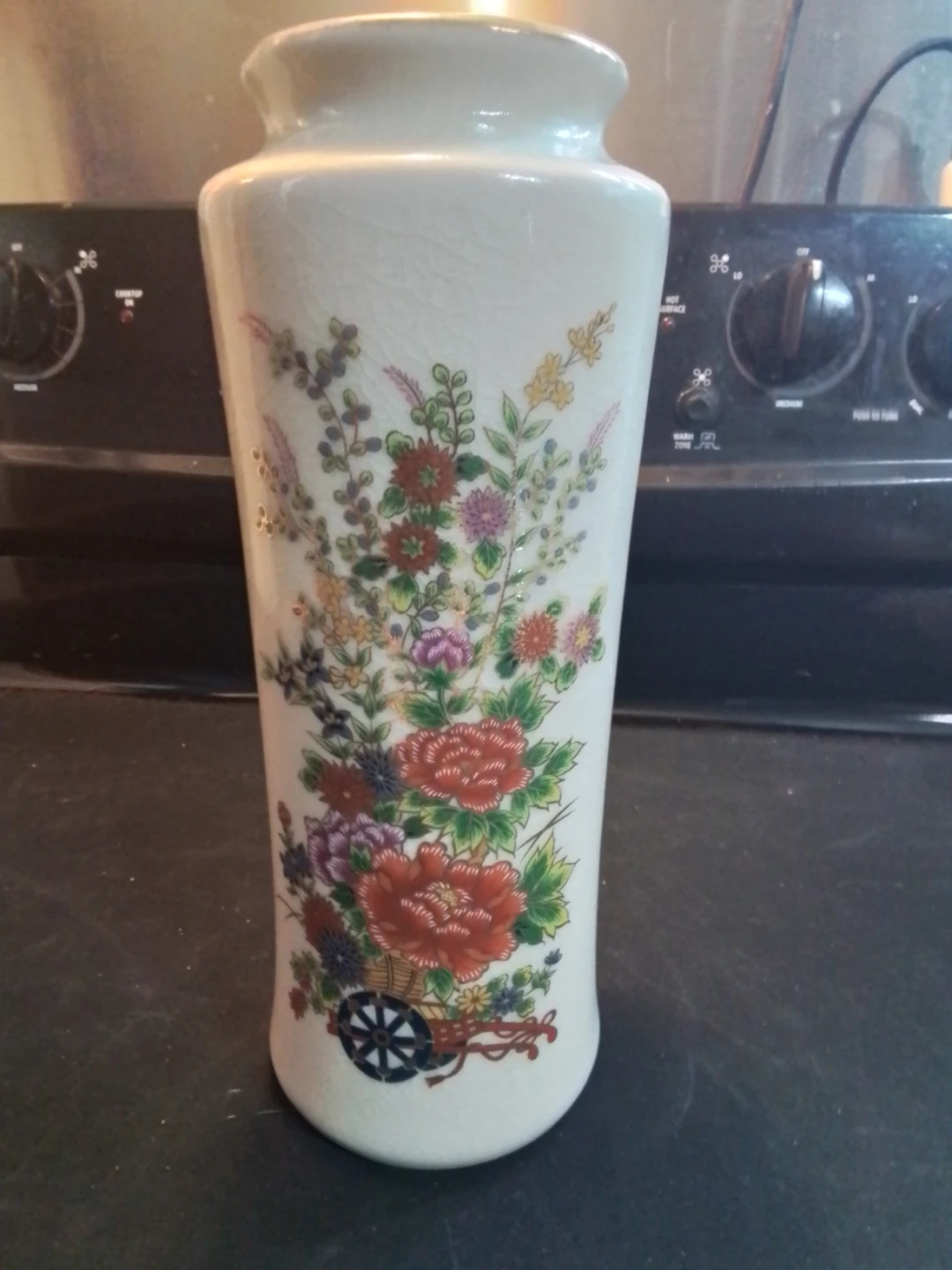 Vintage Japanese Satsuma-Style Vase - photo 2