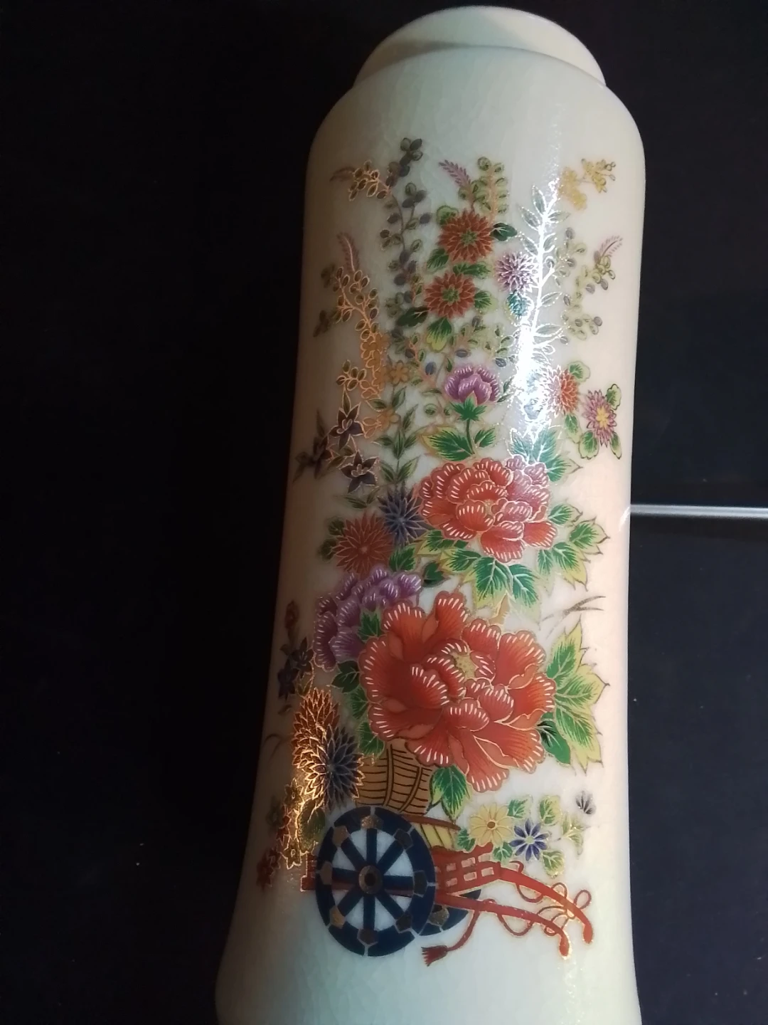 Vintage Japanese Satsuma-Style Vase - photo 4