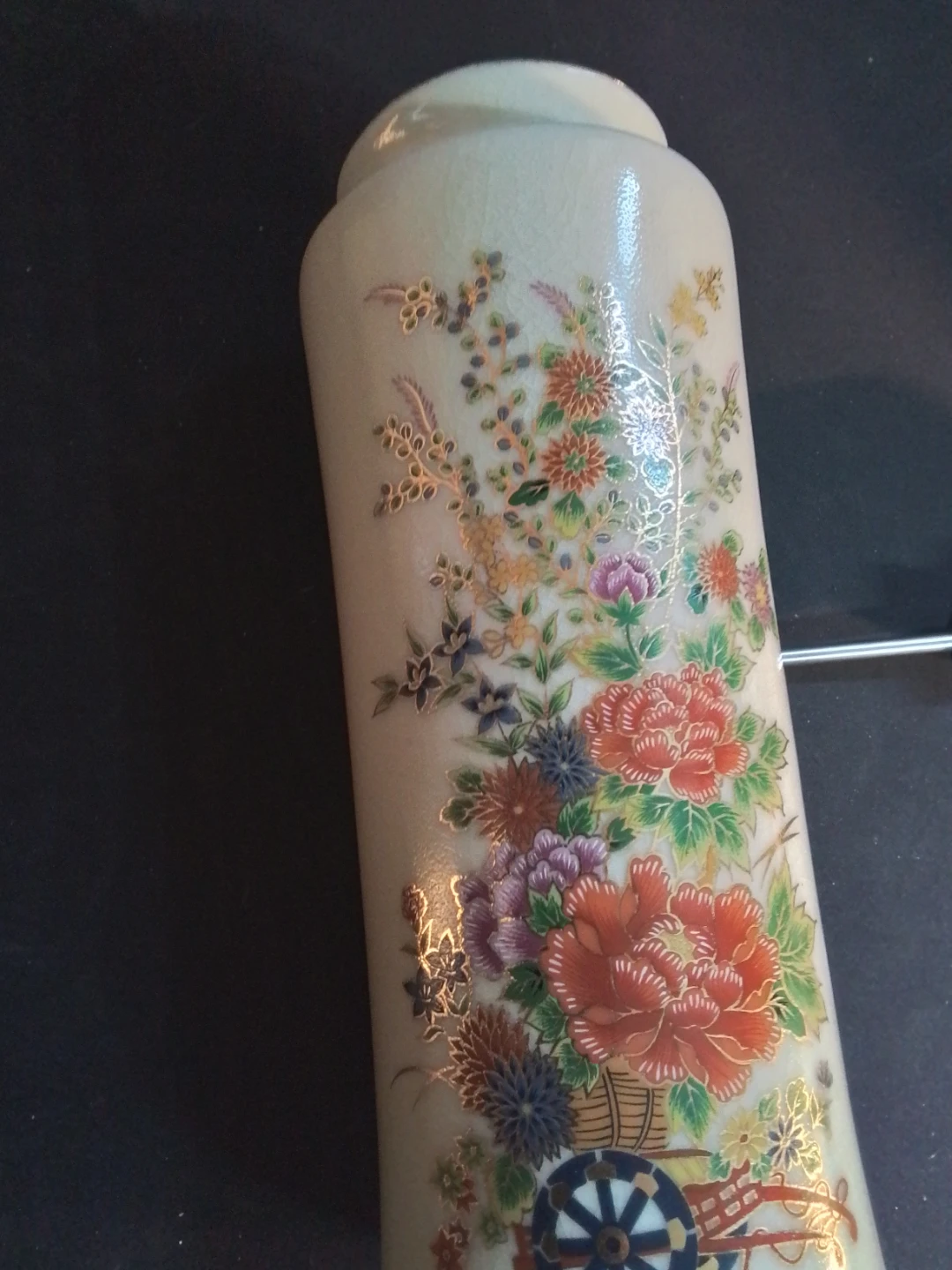 Vintage Japanese Satsuma-Style Vase - photo 5