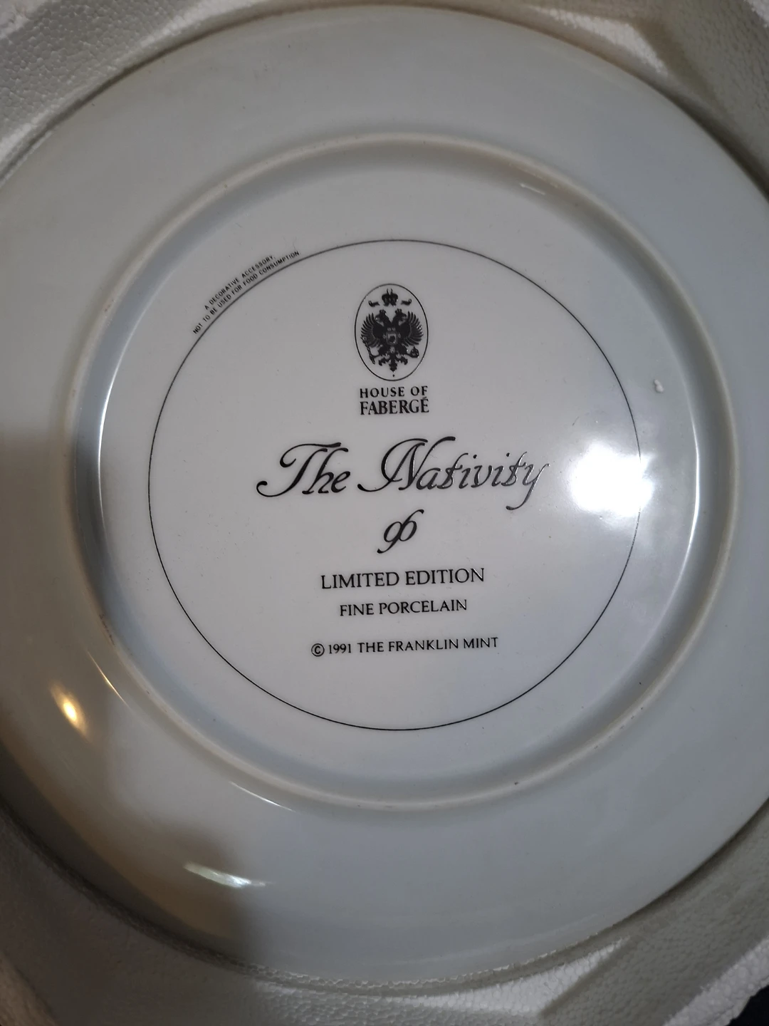 The Nativity Limited Edition Plate by House of Faberge - photo 2