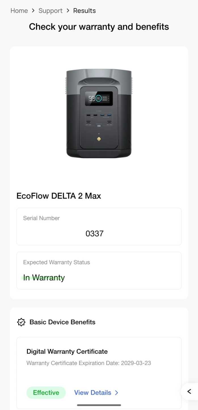 EcoFlow Delta 2 MAX 4800W Portable Power Station