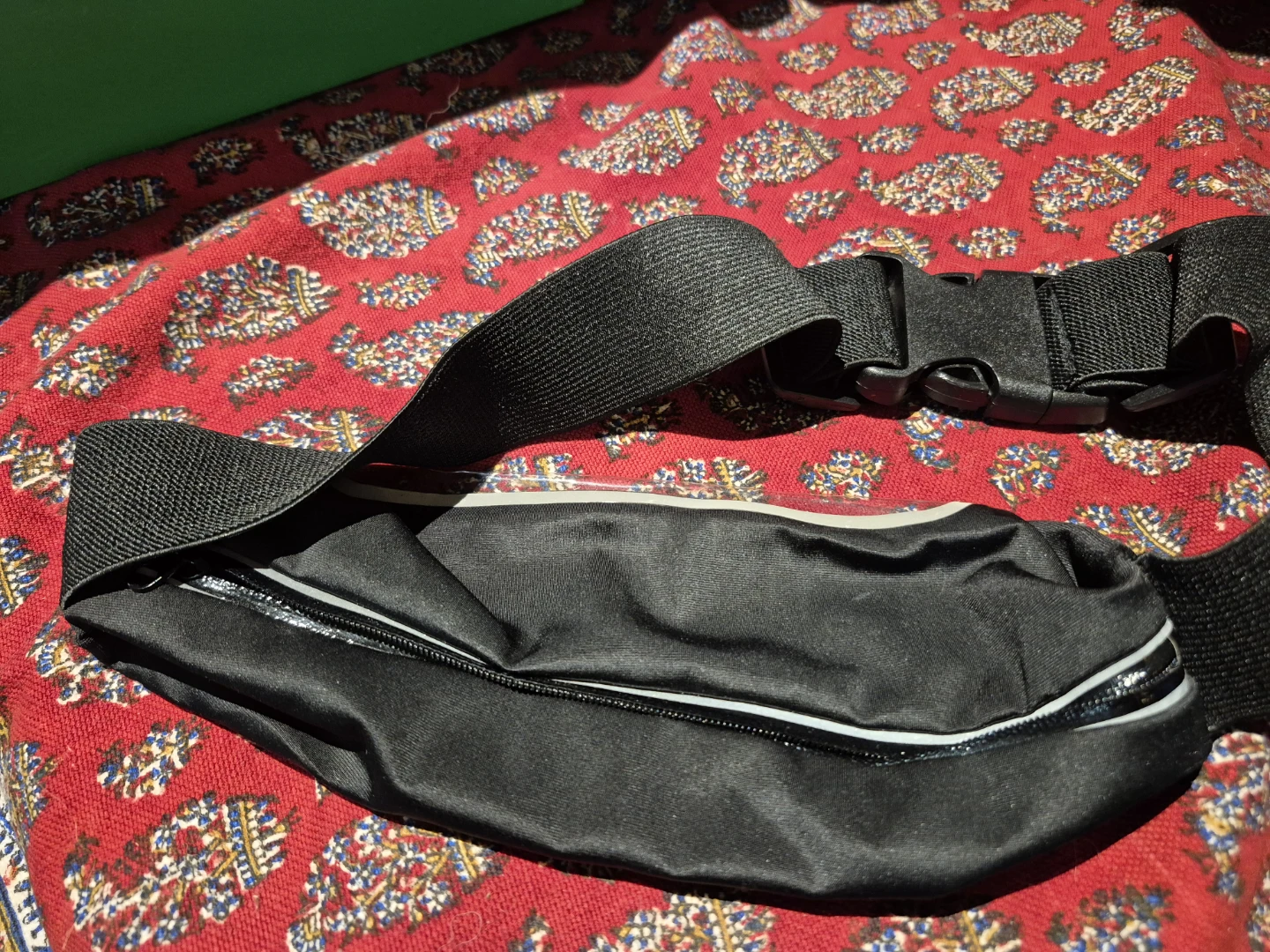 Black Running Belt with Clear Phone Pouch - photo 2