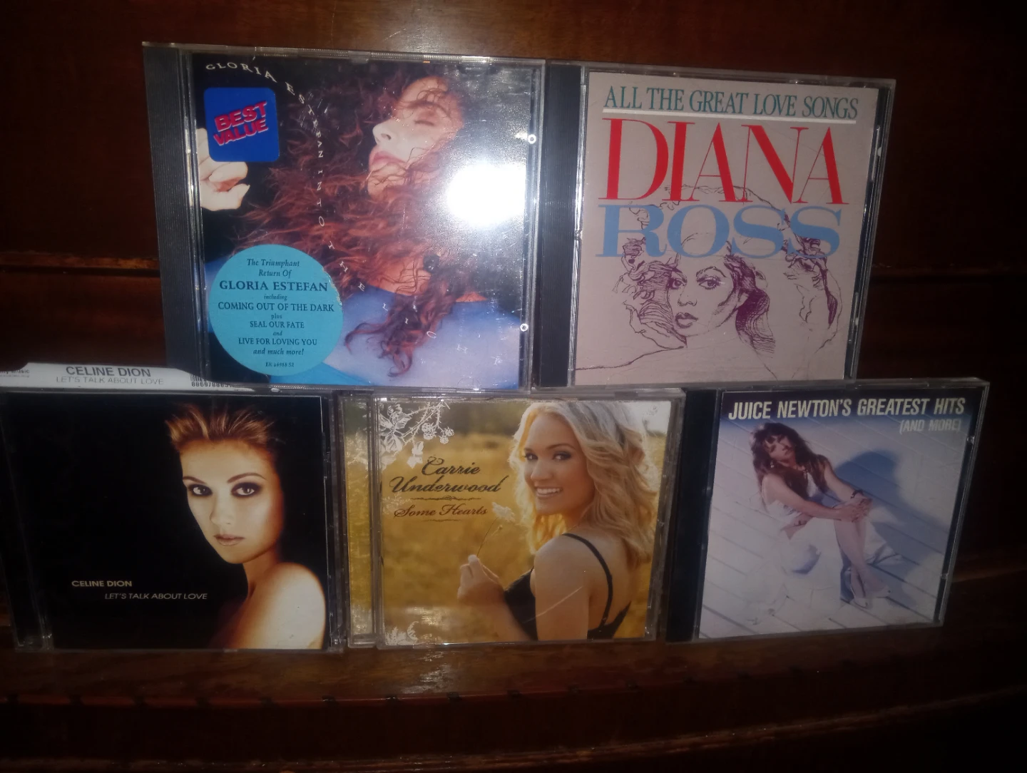 Female vocalist CD Collection: Estefan, Underwood, Ross, Dion