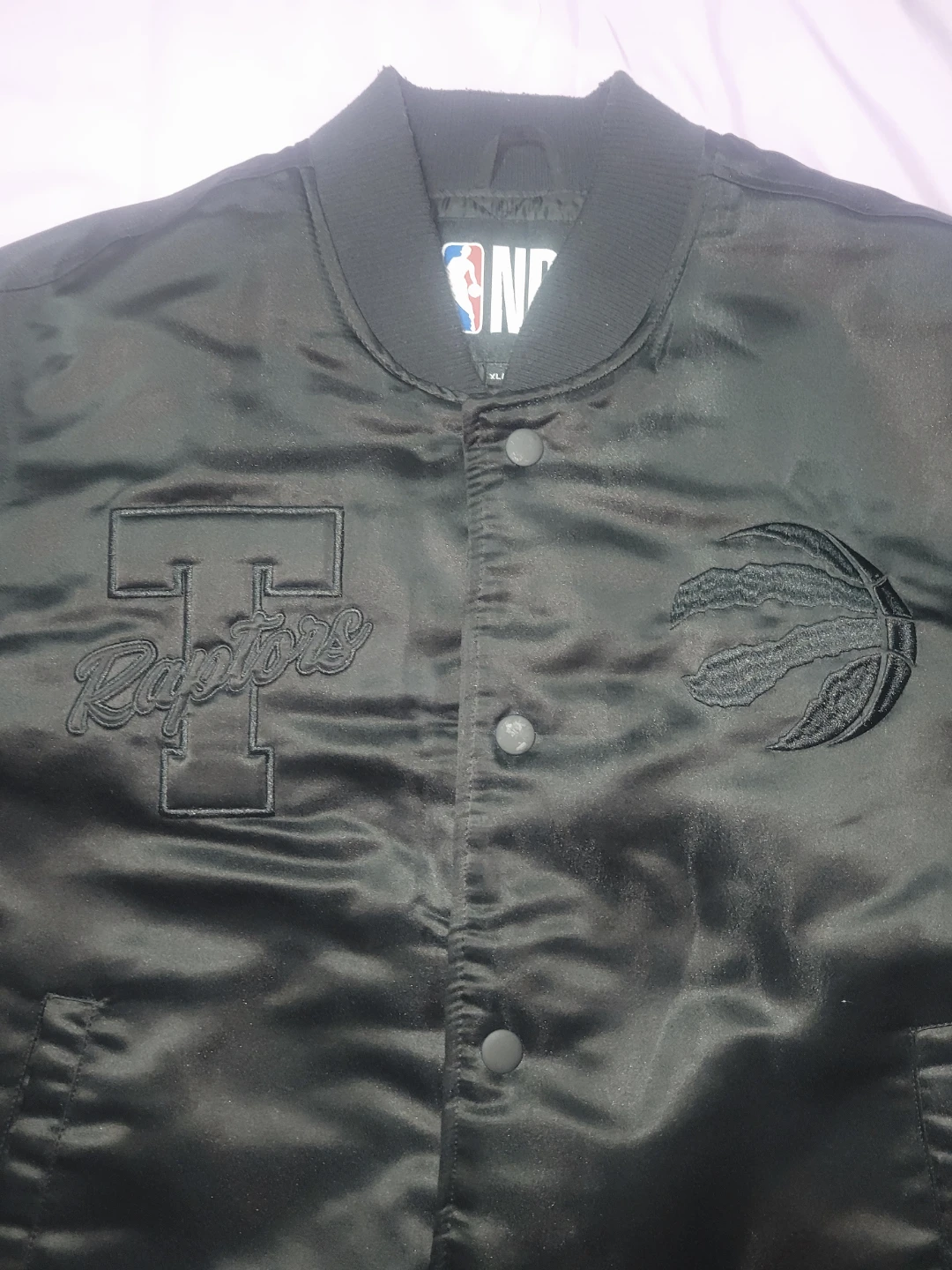Toronto Raptors NBA "BLACKOUT" Bomber Jacket XL - photo 3