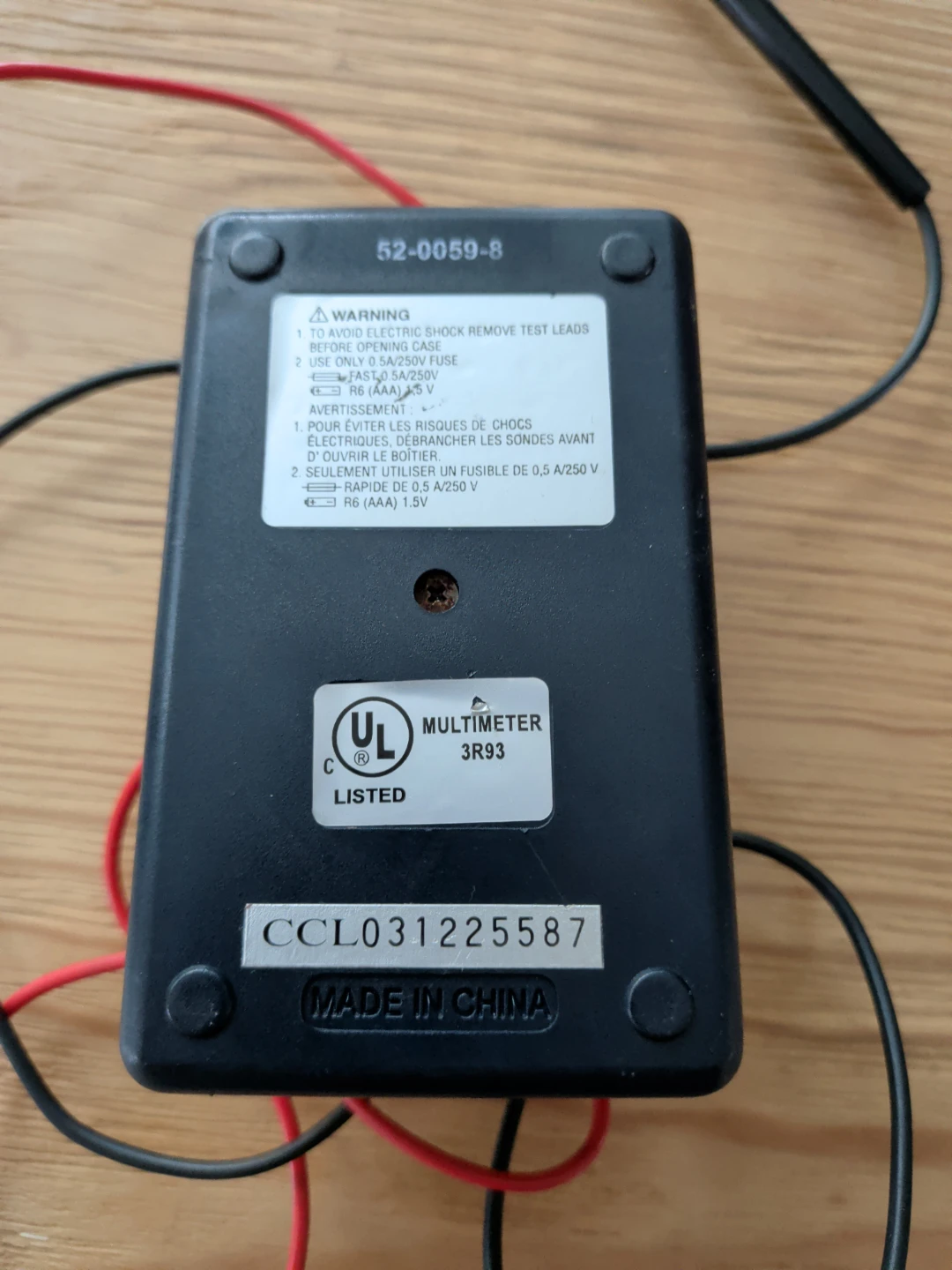 Mastercraft Multimeter - photo 4