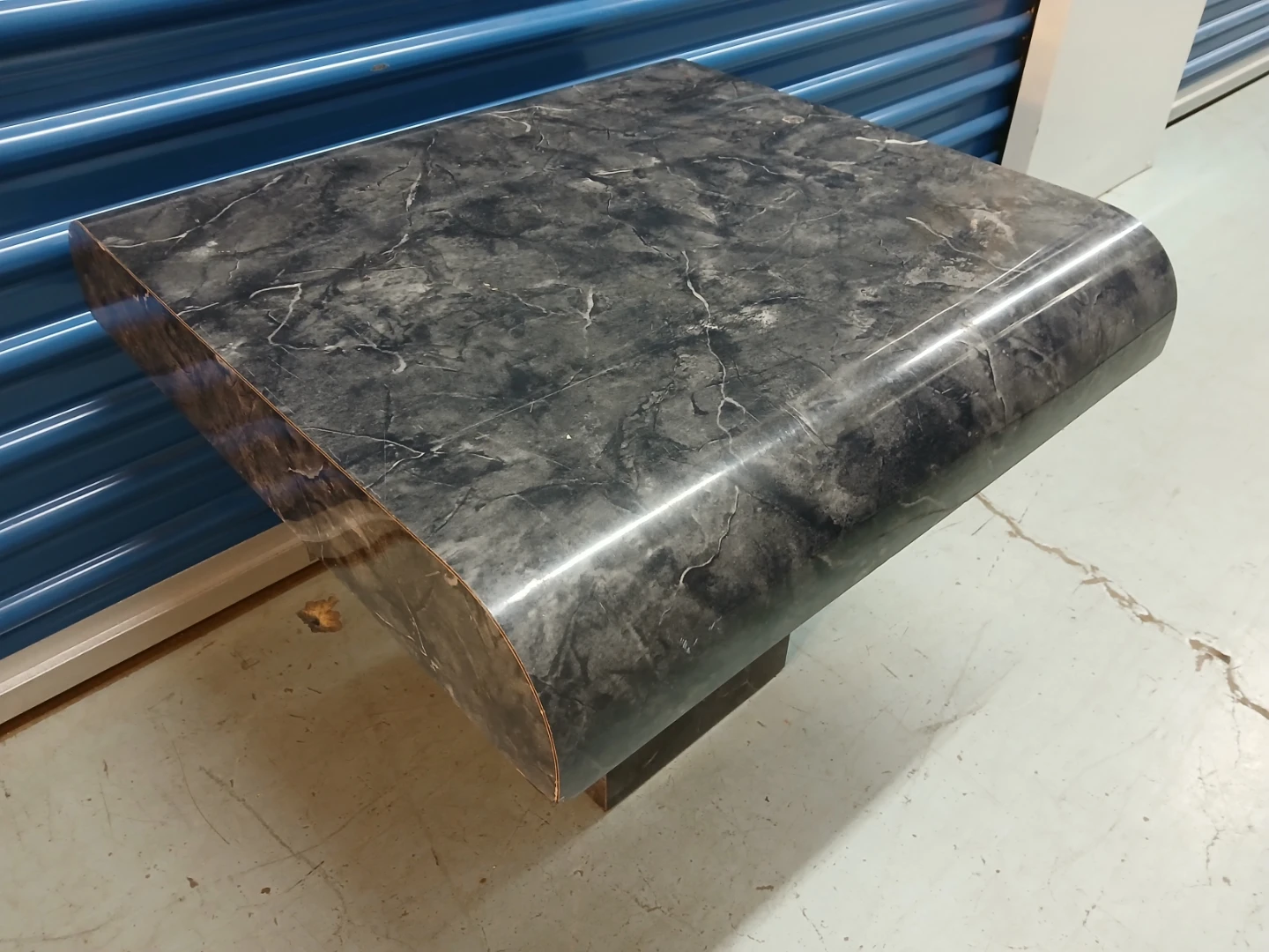 Marble Top Pedestal Side Table - photo 4