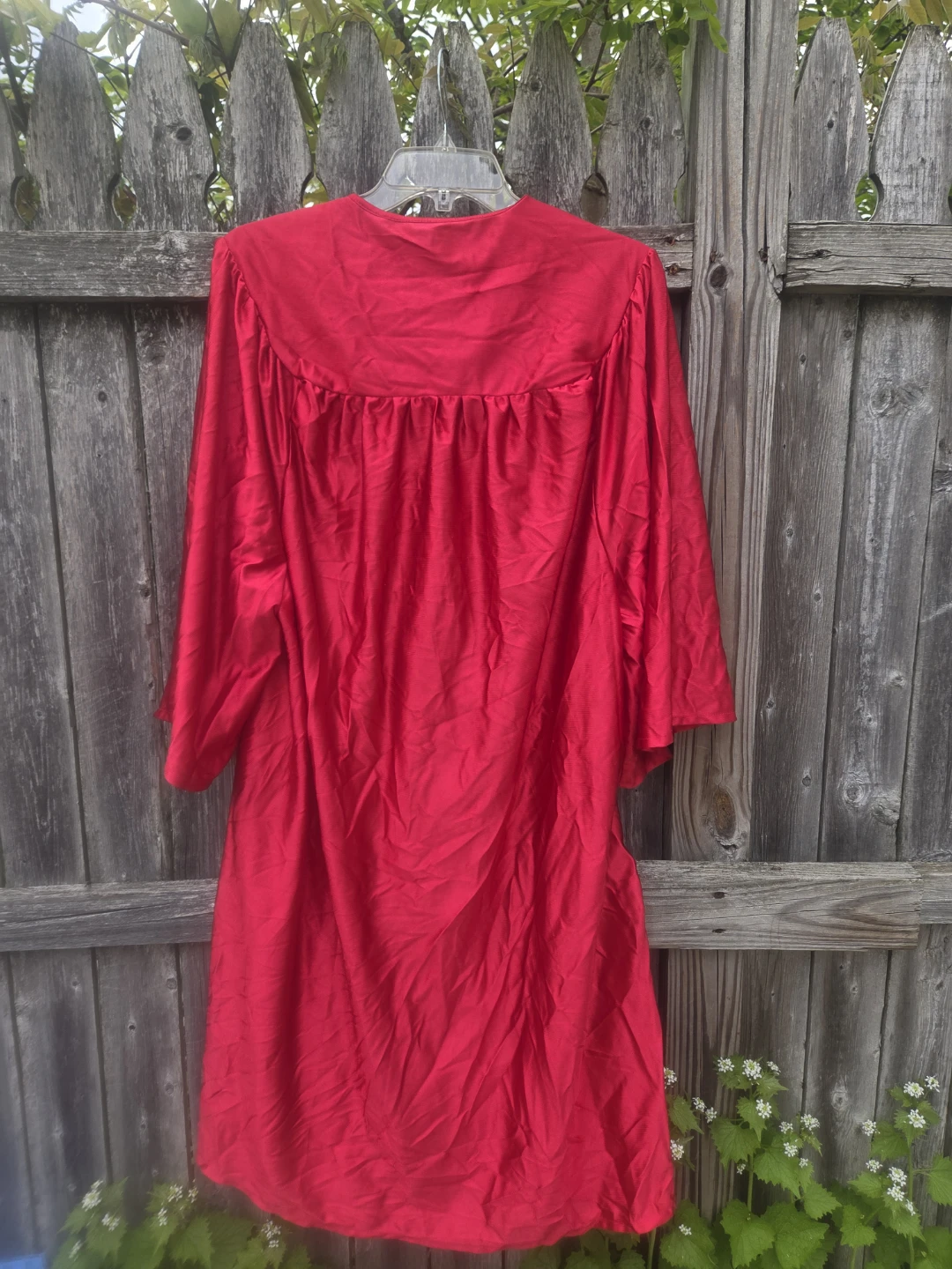 Smooth Red Graduation Robe 5'0"-5'2" - photo 3