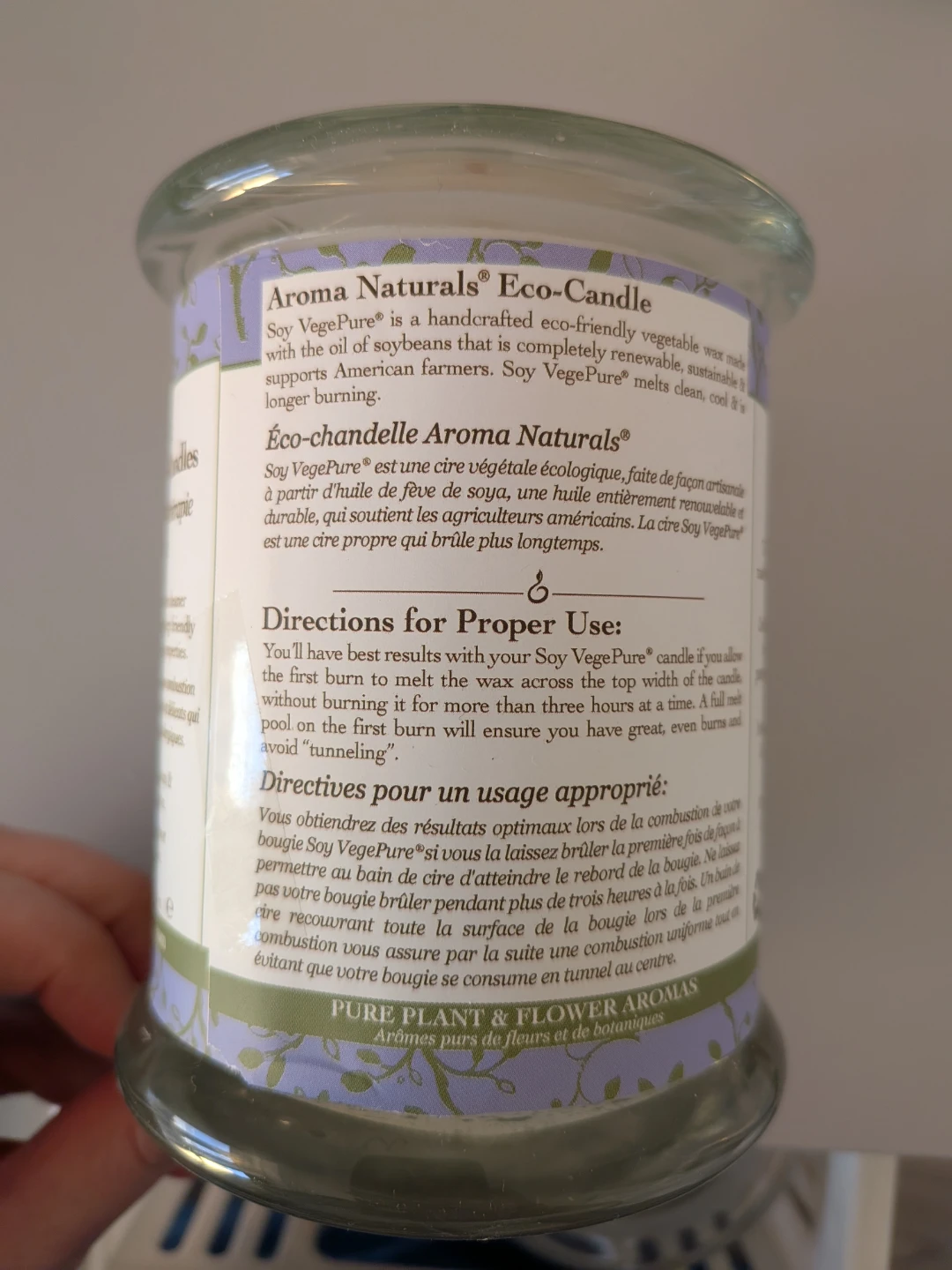 Aroma Naturals Soy Essential Oil candle - Tranquility Lavender - photo 4