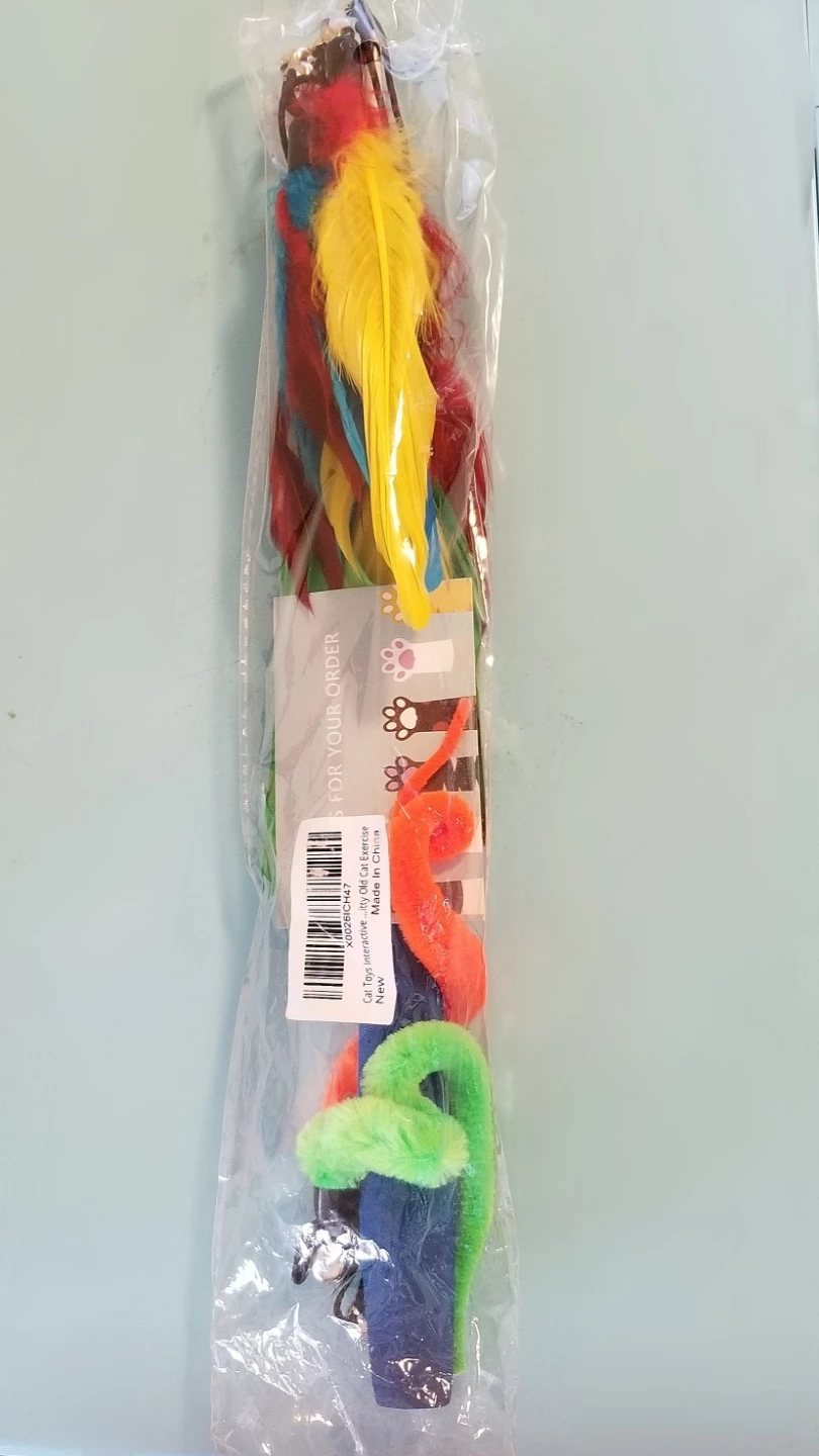 Cat Toys Retractable Wand and Feather Refills - photo 3