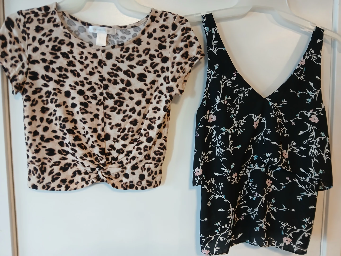 2 Ladies Summer Tops. Both small. Both $8.