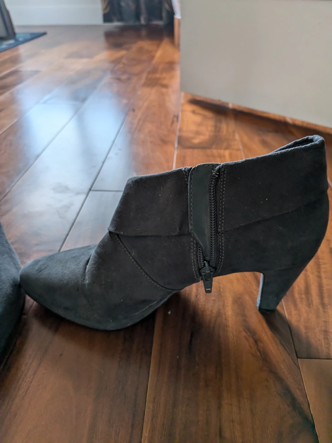 Clarks Black Suede Ankle Boots - photo 4