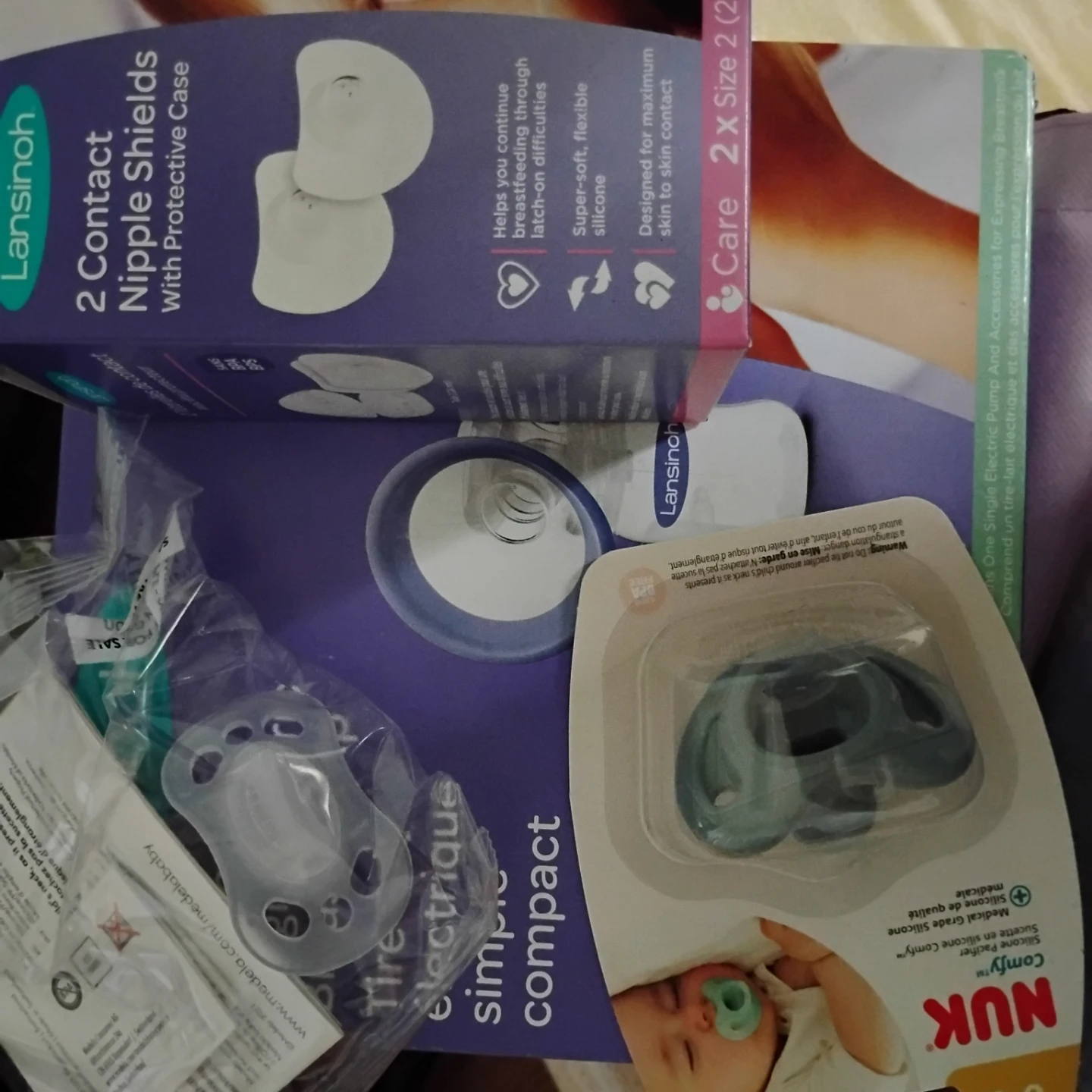 New Lansinoh Compact Single Electric Breast Pump + extra - photo 3
