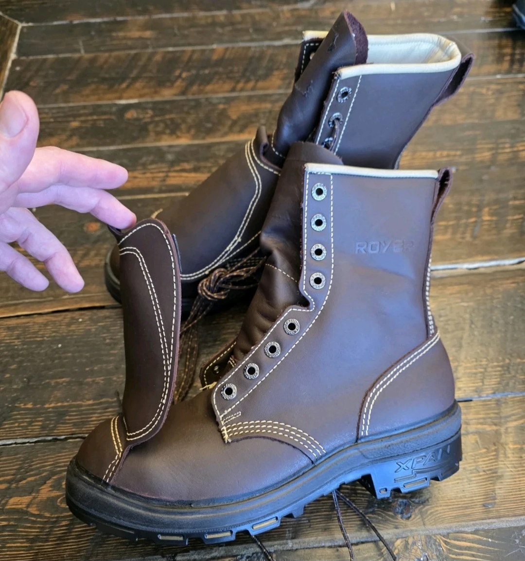 Royer Brown Leather Work Boots - photo 4