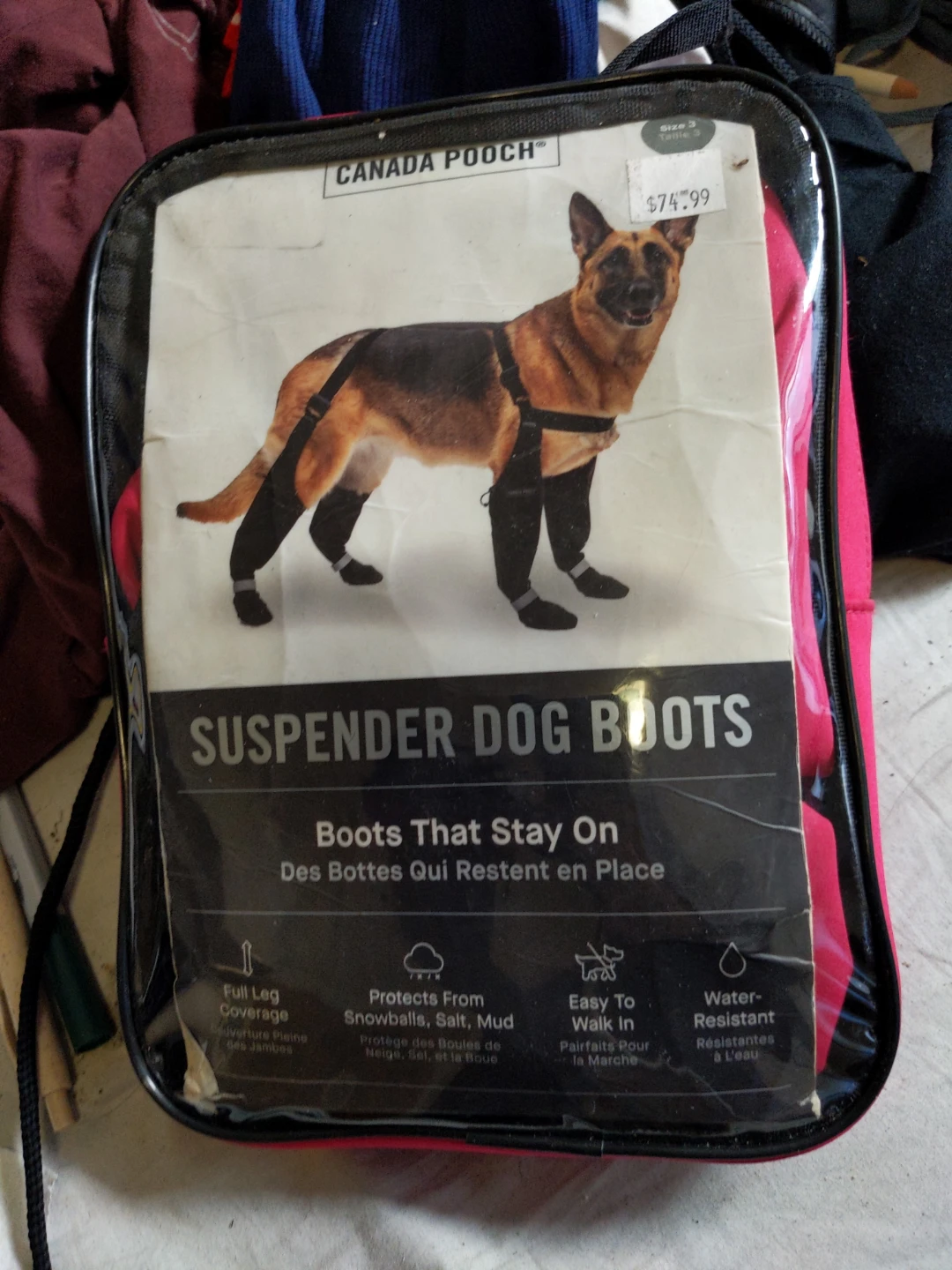Canada Pooch Suspender Dog Boots