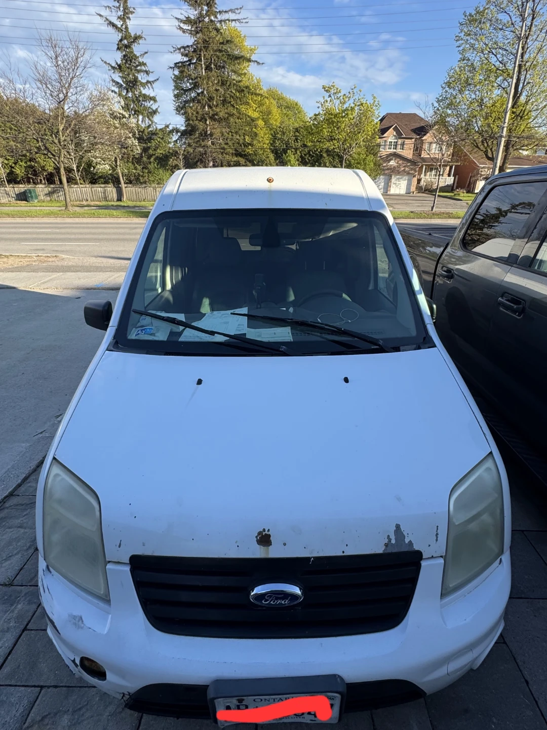 White Ford Transit Connect Van Engine Misfire - photo 2