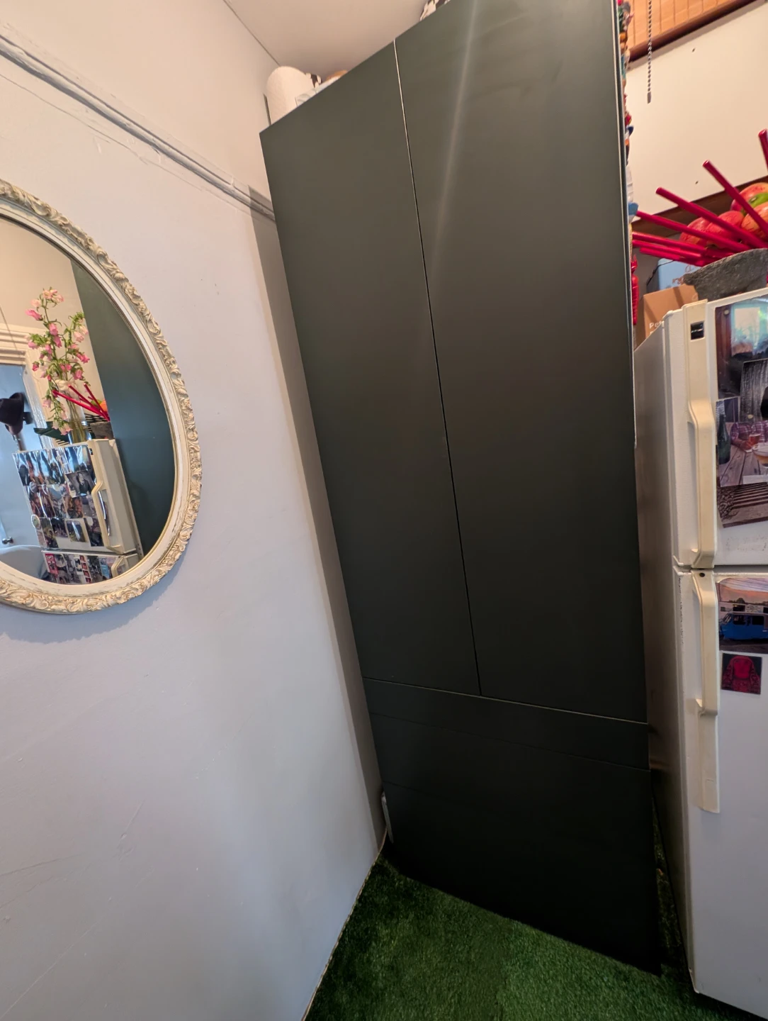 Dark Green IKEA PAXX System Cabinet