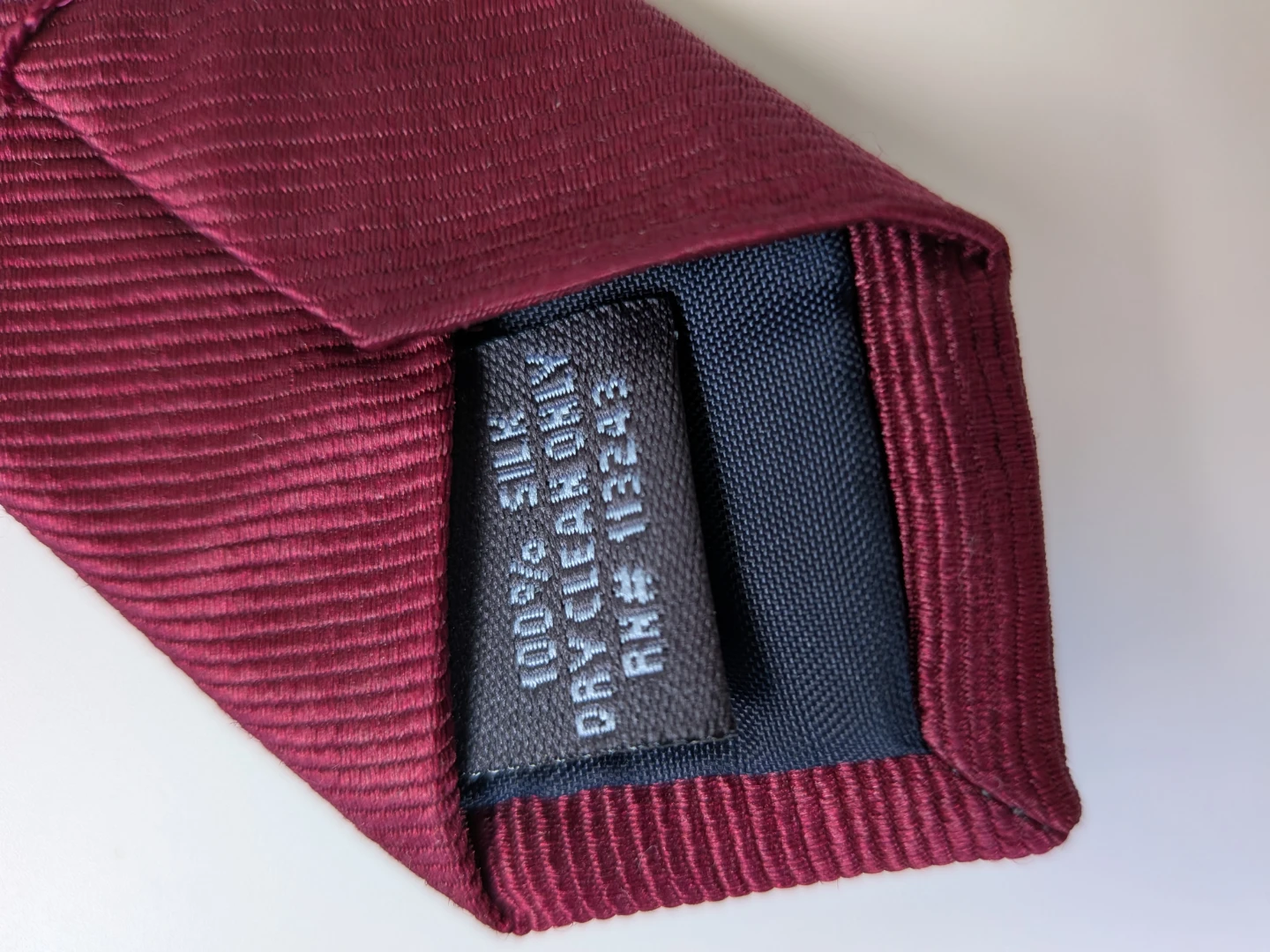 The Tie Bar Burgundy Silk Tie - photo 3