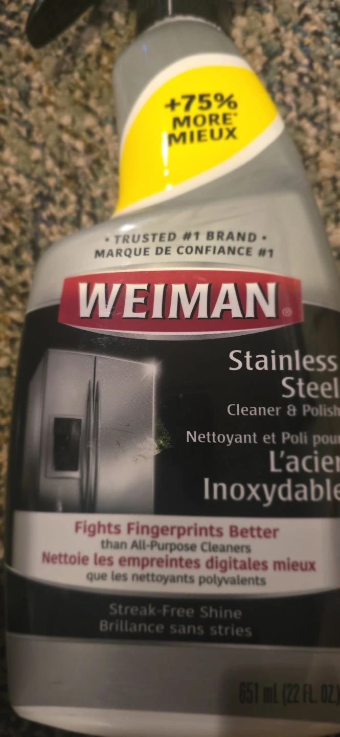 Weiman Stainless Steel Cleaner & Polish Spray - photo 2
