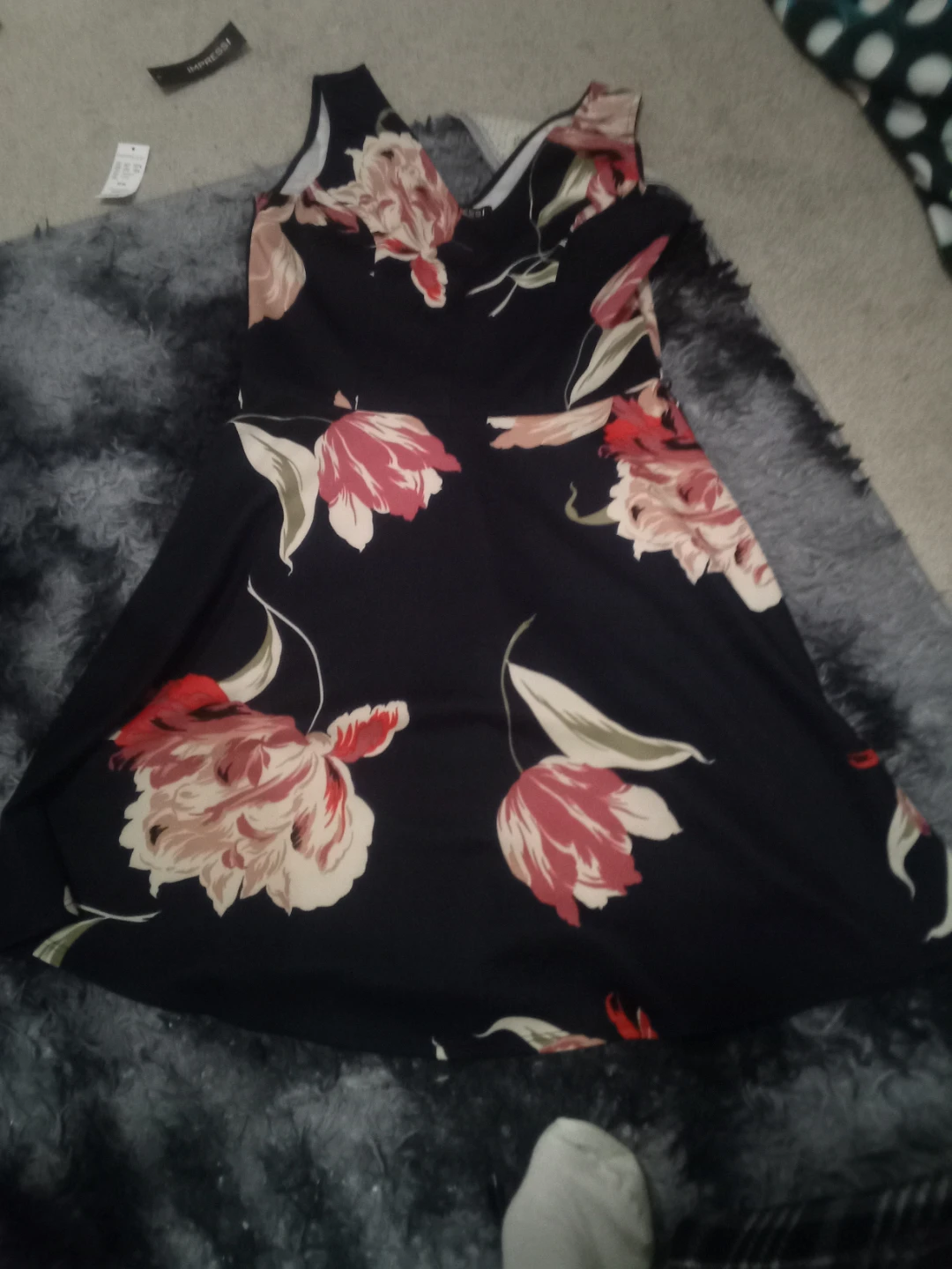 Impress! Floral Print Fit and Flare Dress - M/M