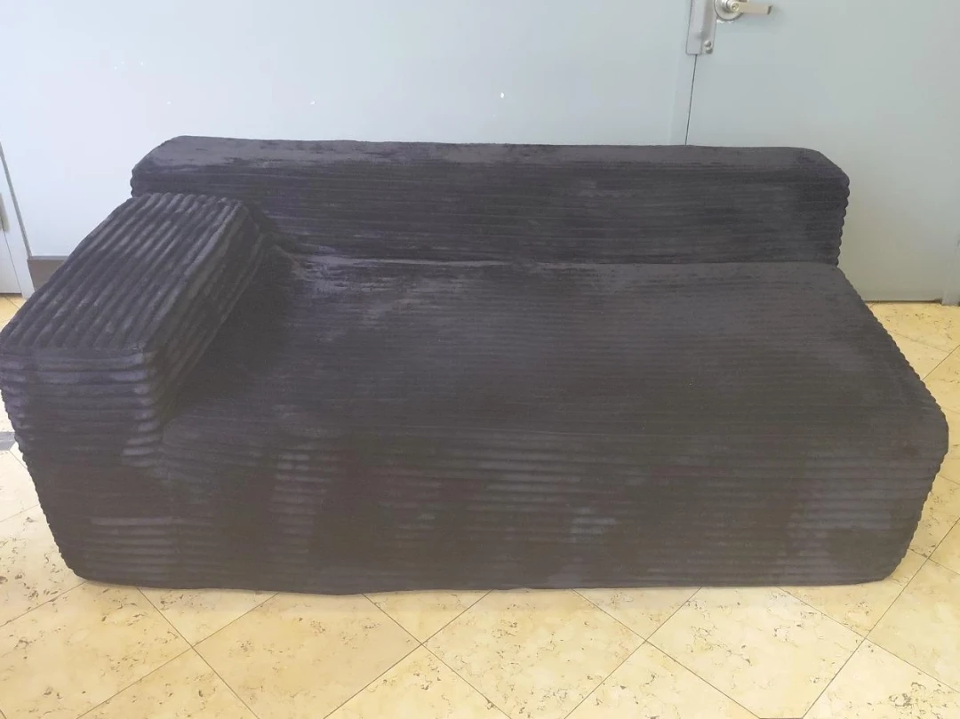 Black Corduroy Sofa