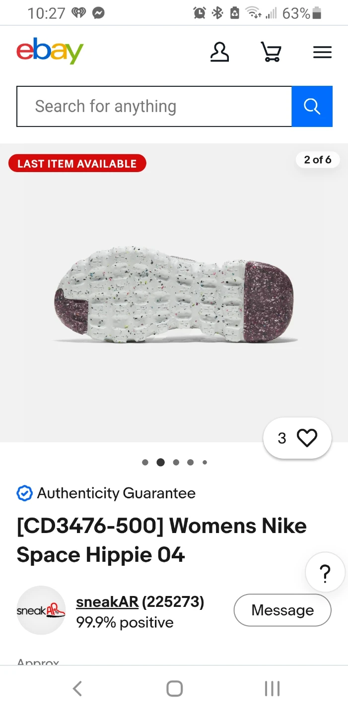 Womens Nike Space Hippie 04 Shoes - photo 3