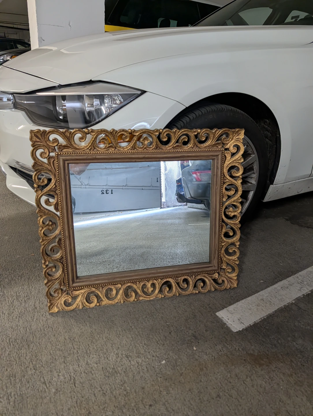 Ornate Gold Mirror