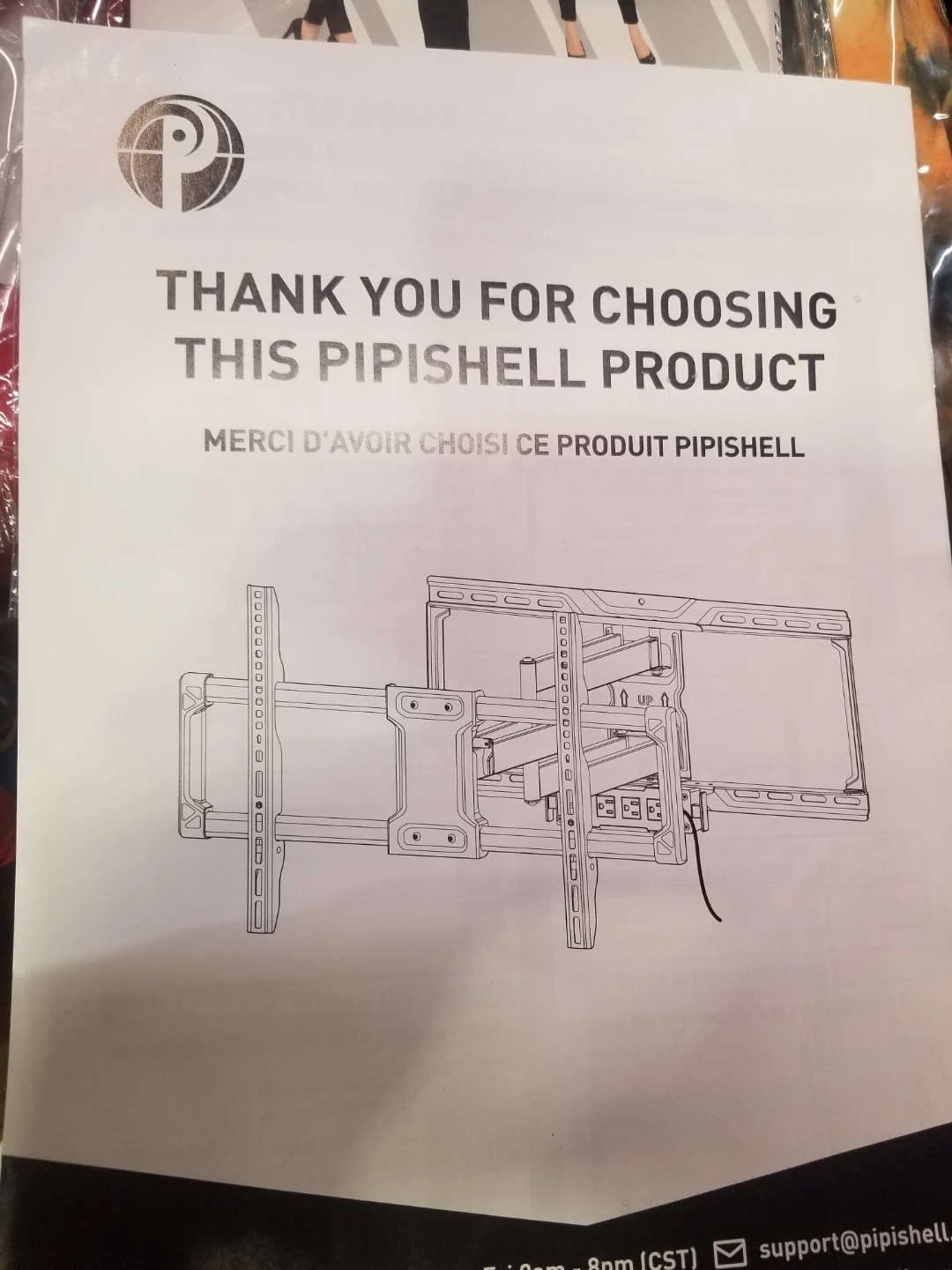 Pipishell PILF19 Full-Motion TV Wall Mount
