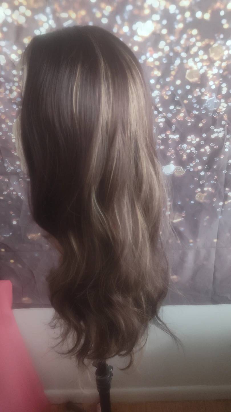 Brown Ombre Wavy Wig