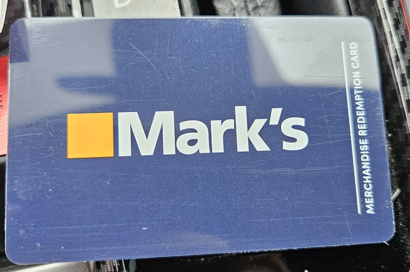 $121.55 Mark's gift card
