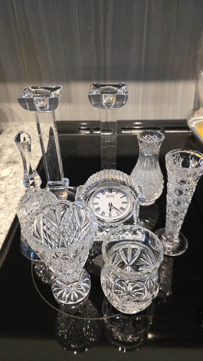 Villeroy & Boch Crystal Candle Holders and Decorative Items