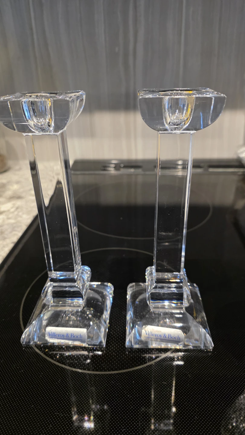 Villeroy & Boch Crystal Candle Holders and Decorative Items - photo 3