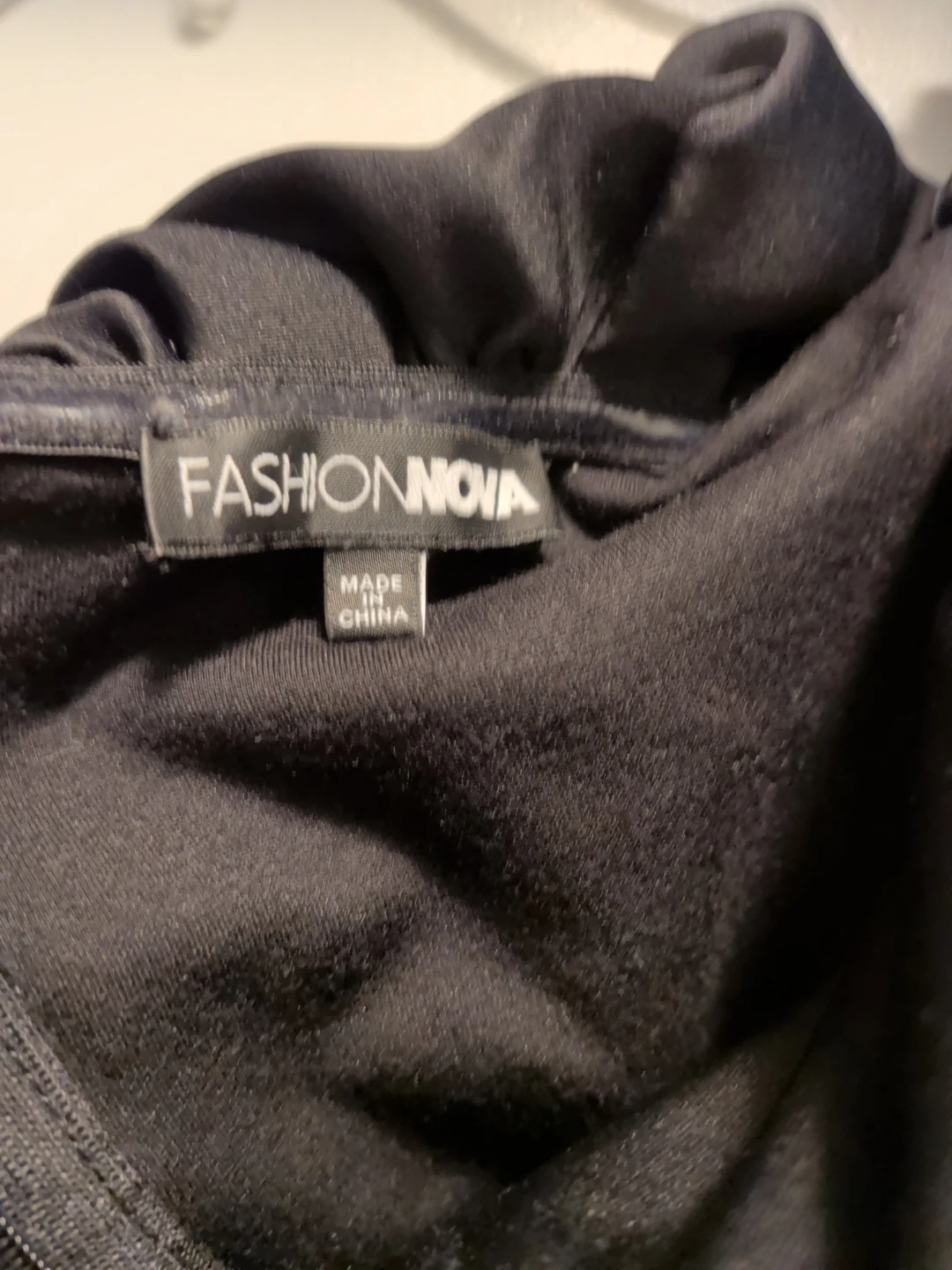 Fashion Nova Black Ruffle Off-the-Shoulder Jumpsuit - photo 2