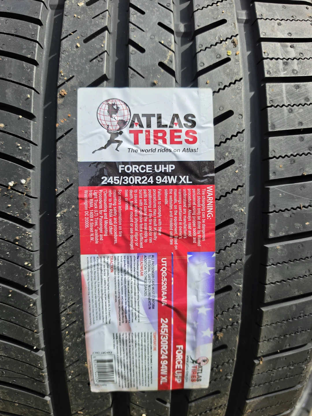 New 24 inch tires 245/30/24 245-30-24 245/30R24 - photo 2