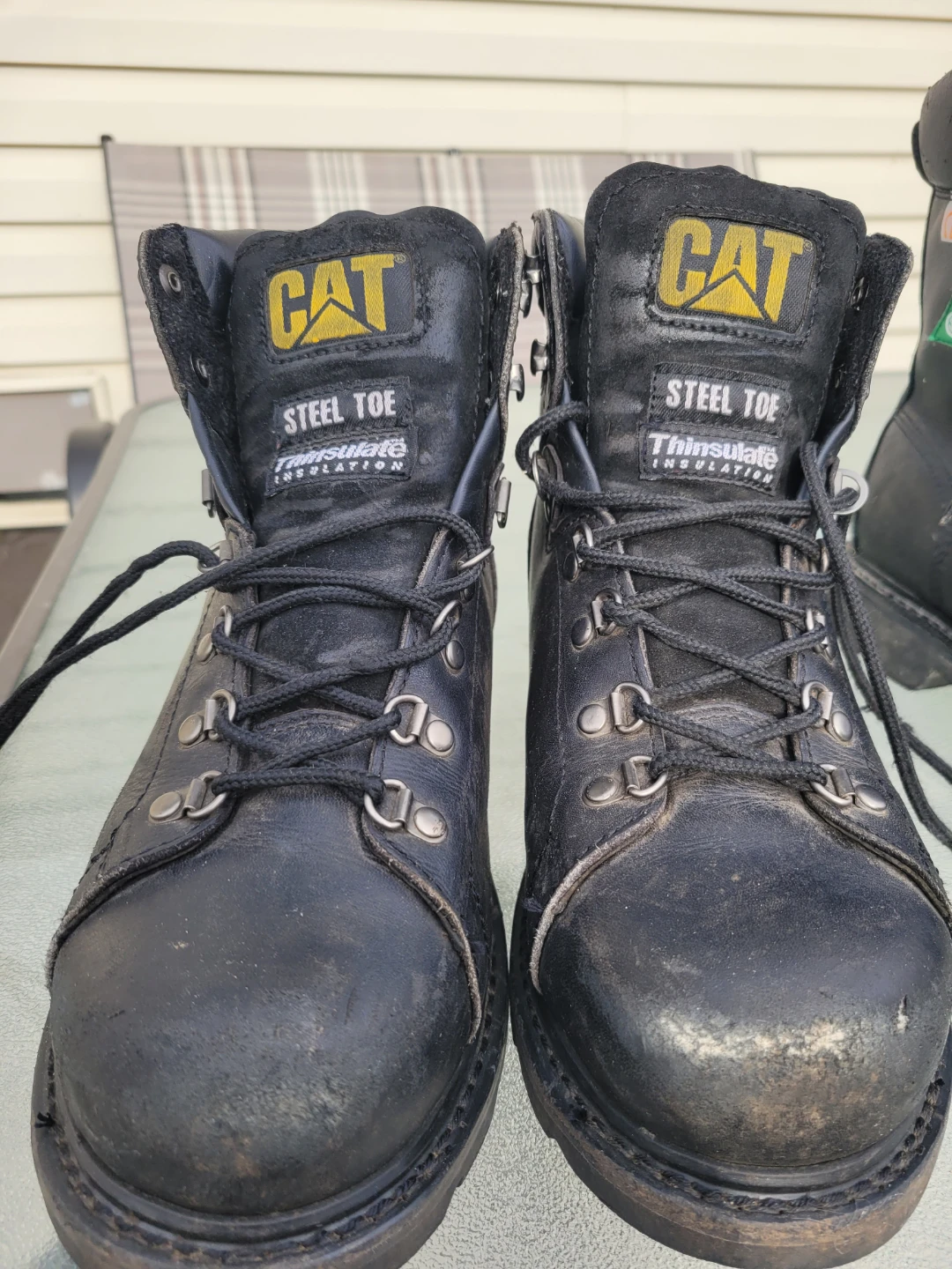 Caterpillar Steel Toe Work Boots size 8.5