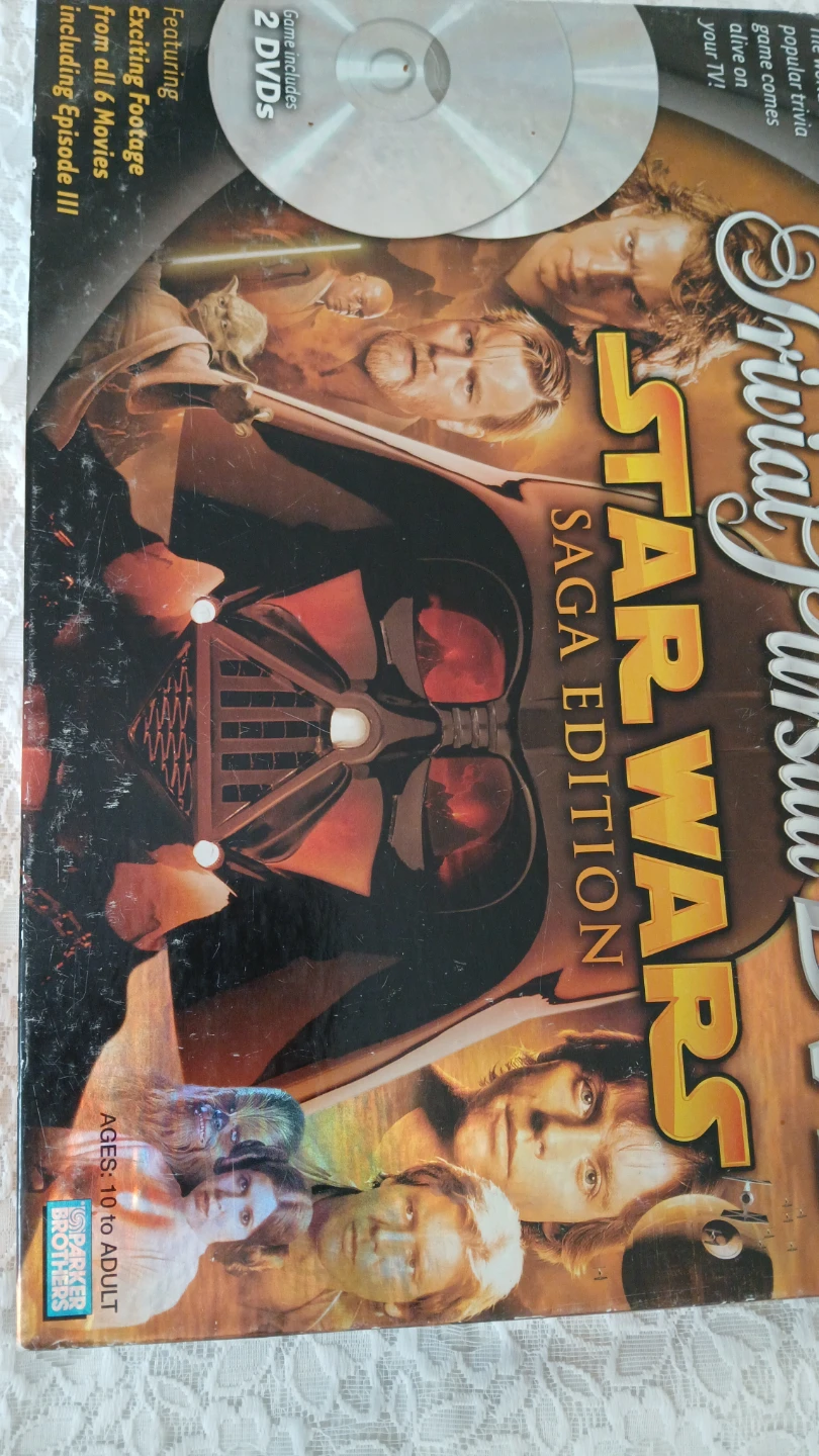 Vintage Star Wars Trivial Persuit game for $10.00