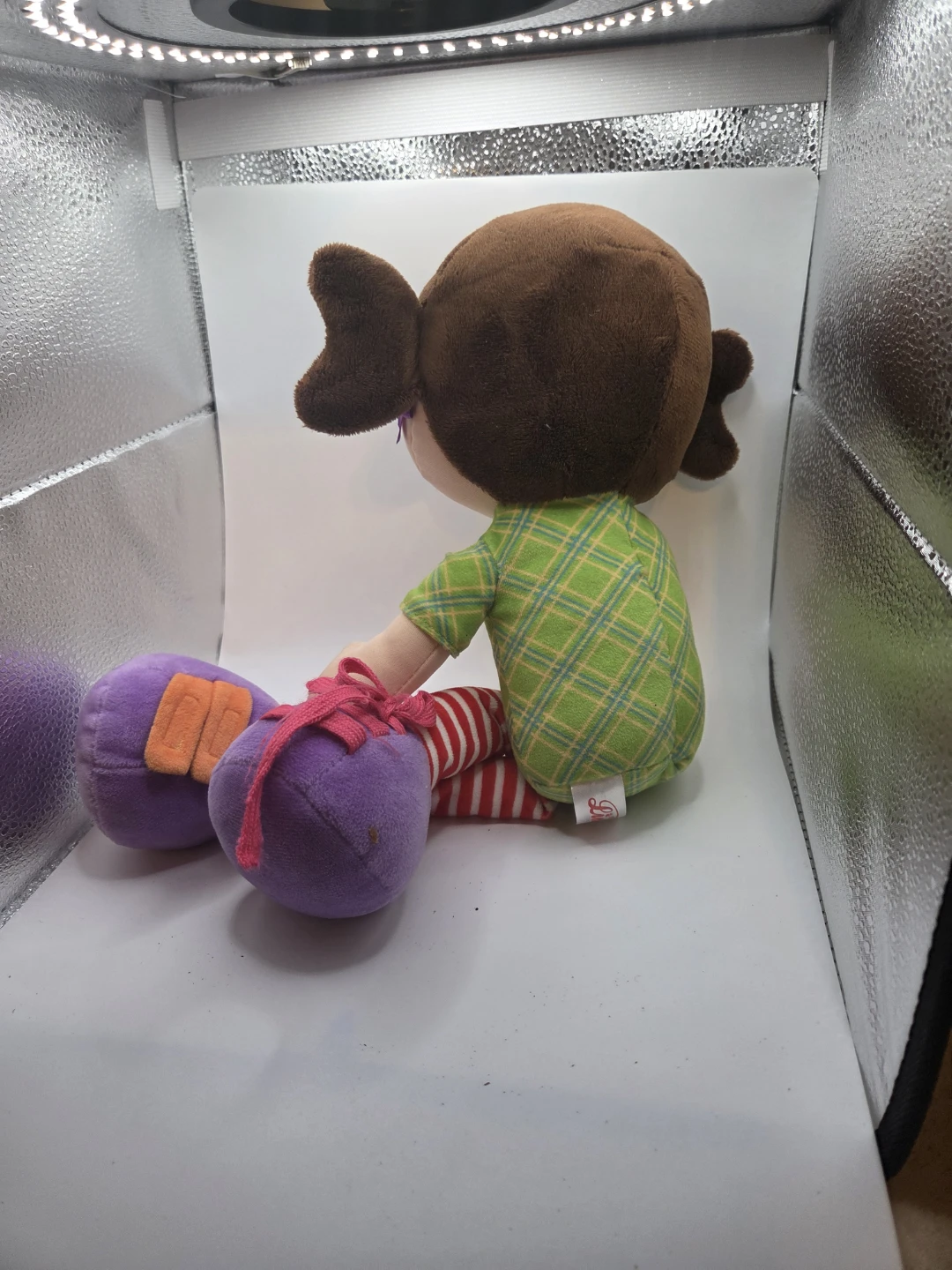 Plush Doll with Purple Shoes - photo 2