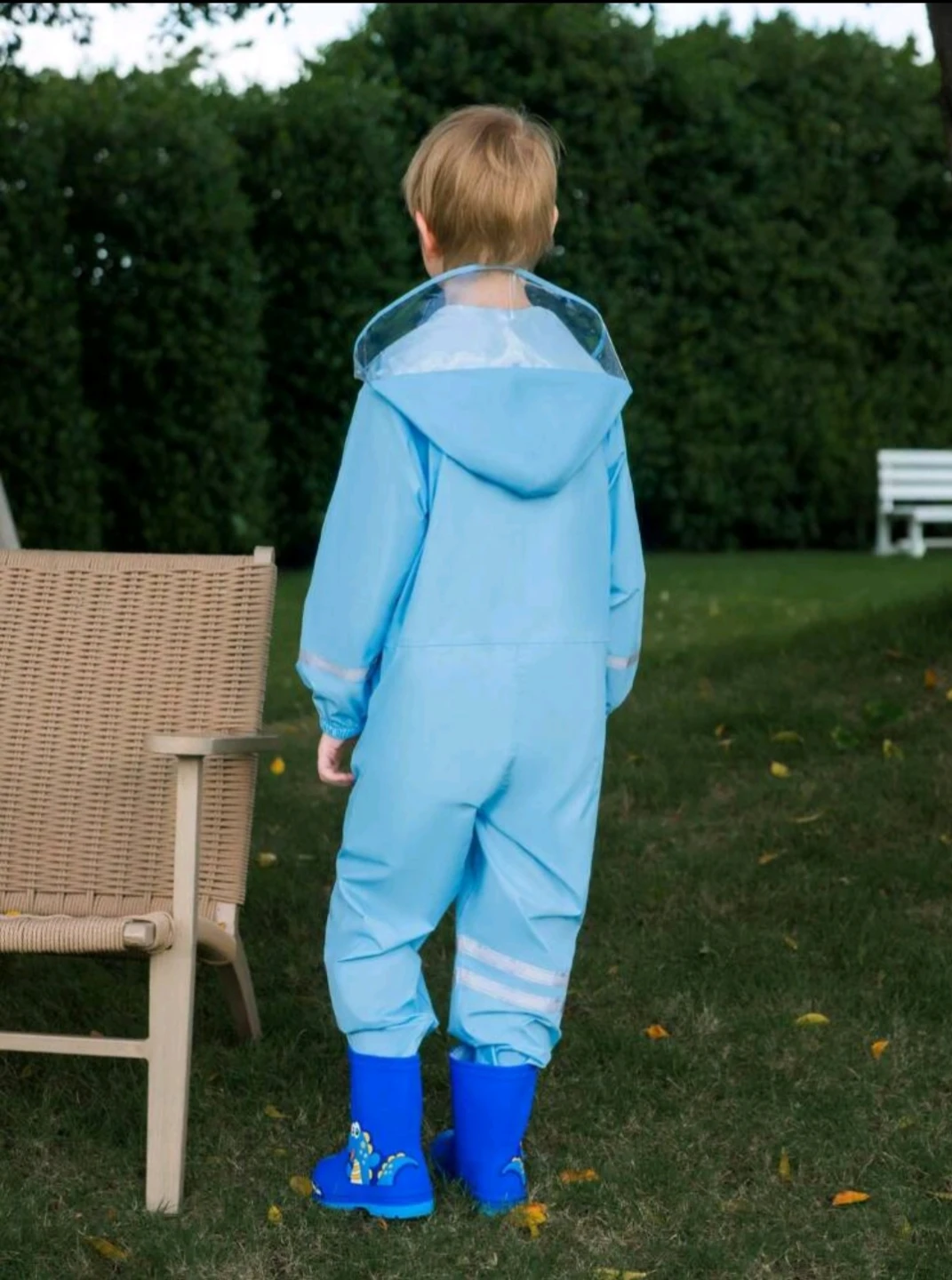 Kids Blue Rain Suit - photo 2
