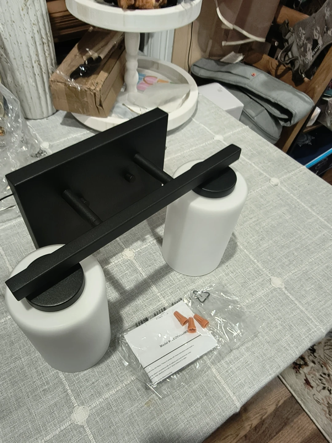 Modern Double Cylinder Vanity Light Fixture - photo 5