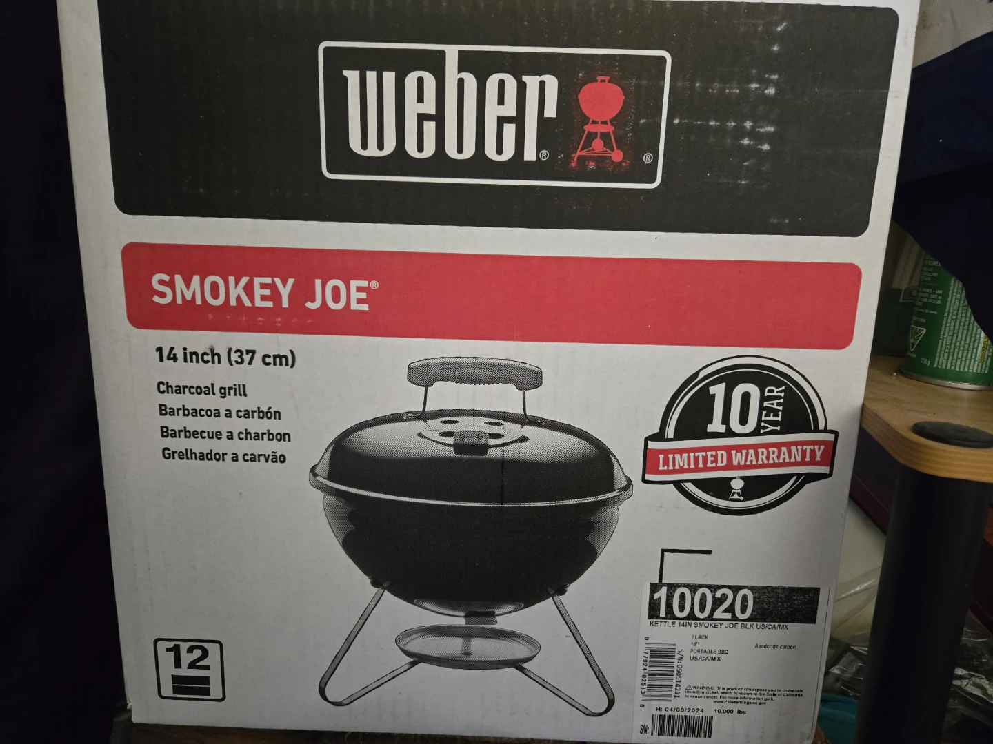 Weber Smokey Joe 14 inch Charcoal Grill - photo 2