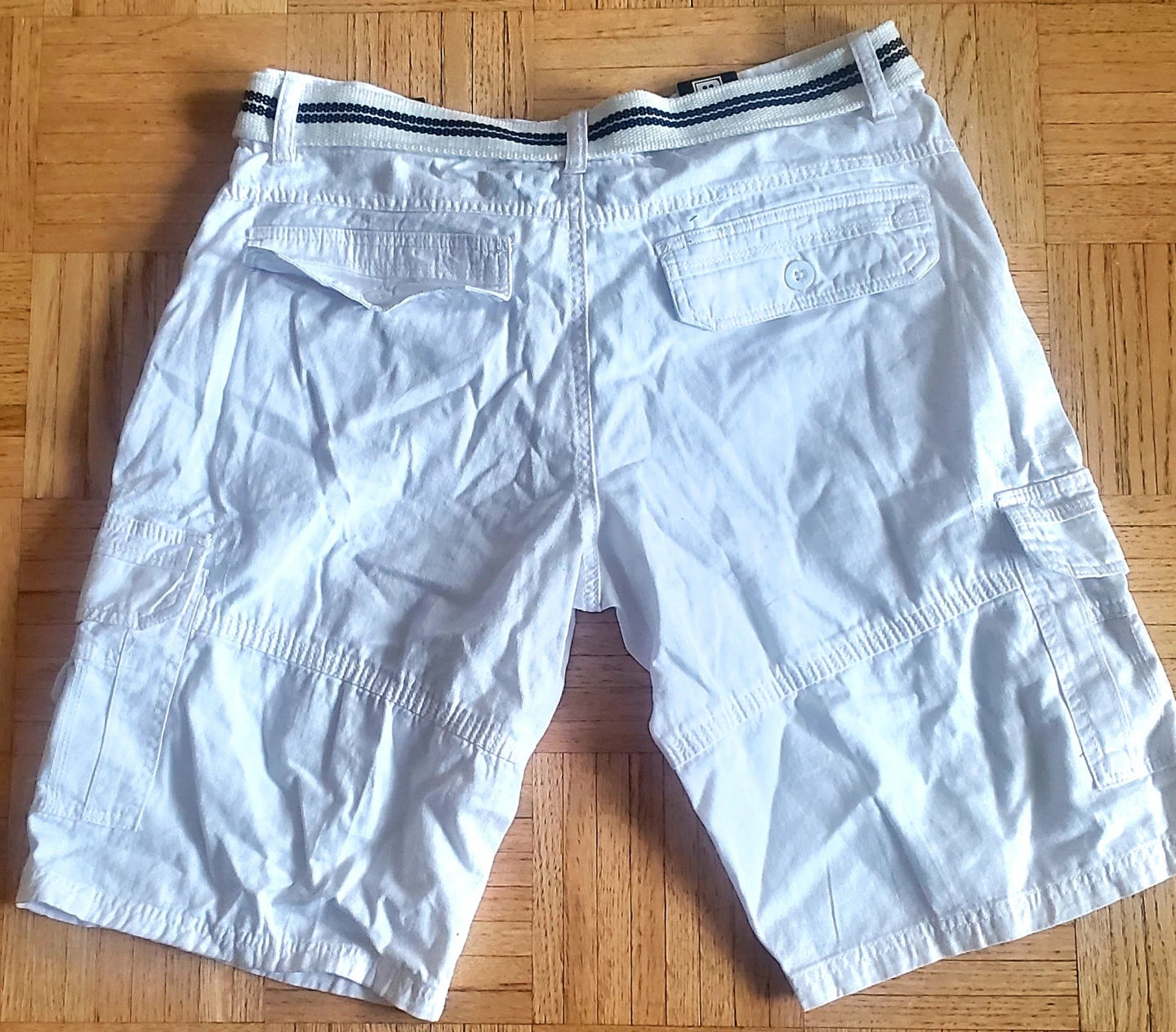 PLOREO White Cargo Shorts - photo 3