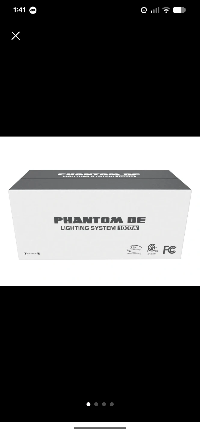 GROW LIGHT :Phantom DE Lighting System 1000W
